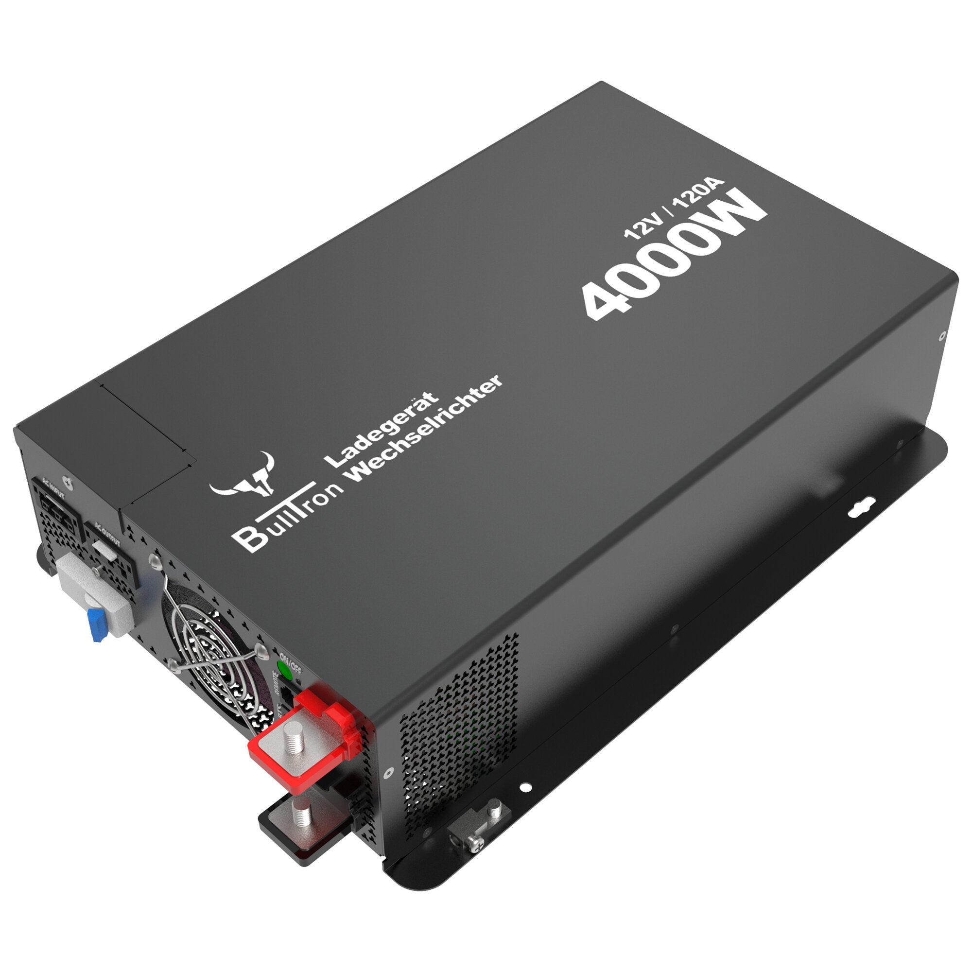 Wechselrichter 4000 W mit Ladegerät 120 A und Display