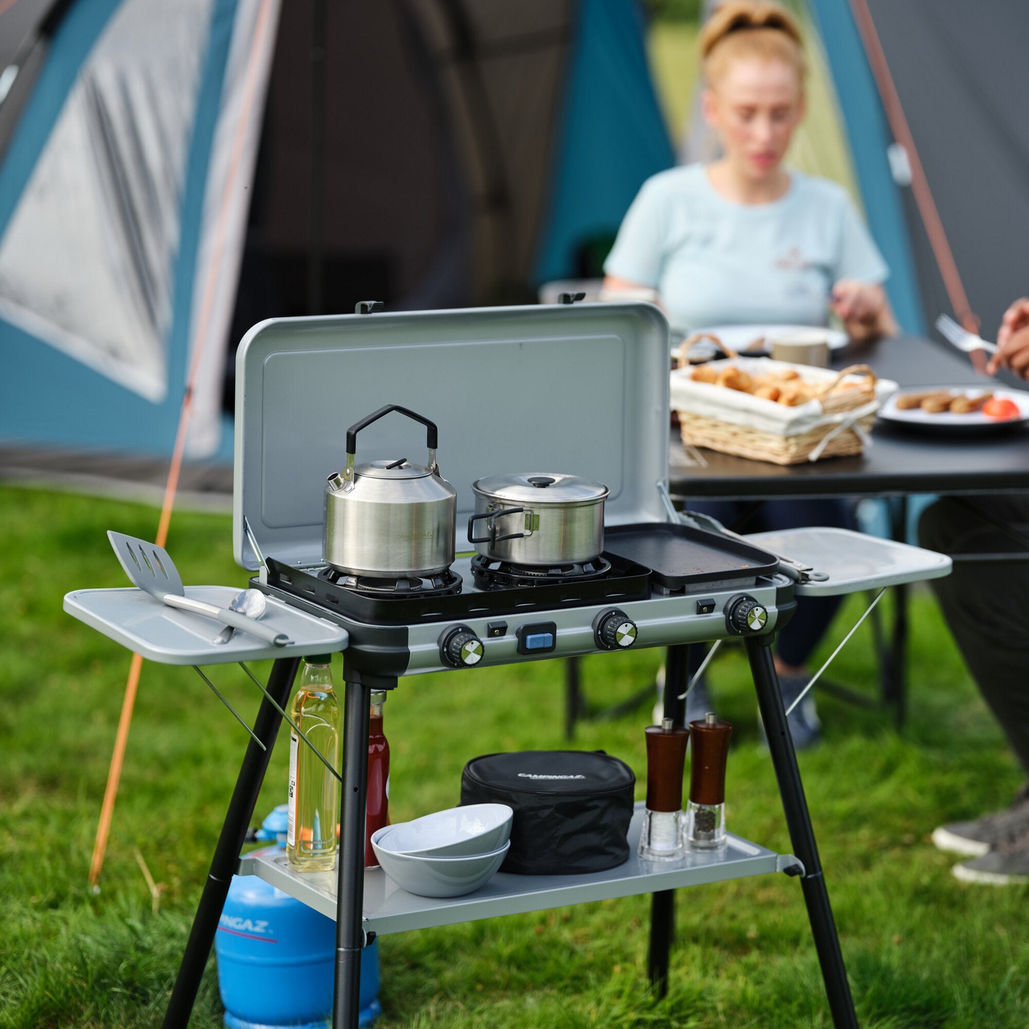 Gaskocher Camping Kitchen 2 MULTI-COOK PLUS