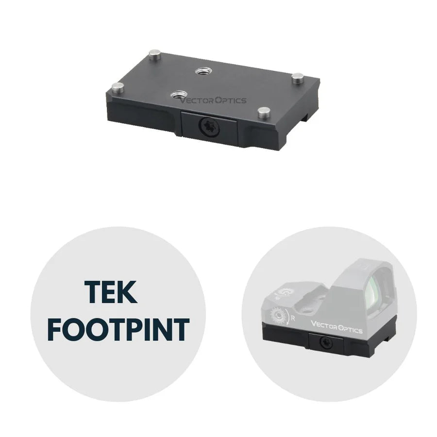 VectorOpticsVector Optics SCFRM - 04 Montage mit TEK (Docter Sight) Footprint für 11mm Dovetail - Black Raptor