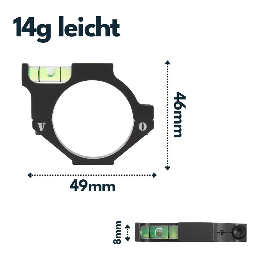 VectorOpticsVector Optics SCACD - 02 Wasserwaage zur Montage am 35mm Tubus - Black Raptor