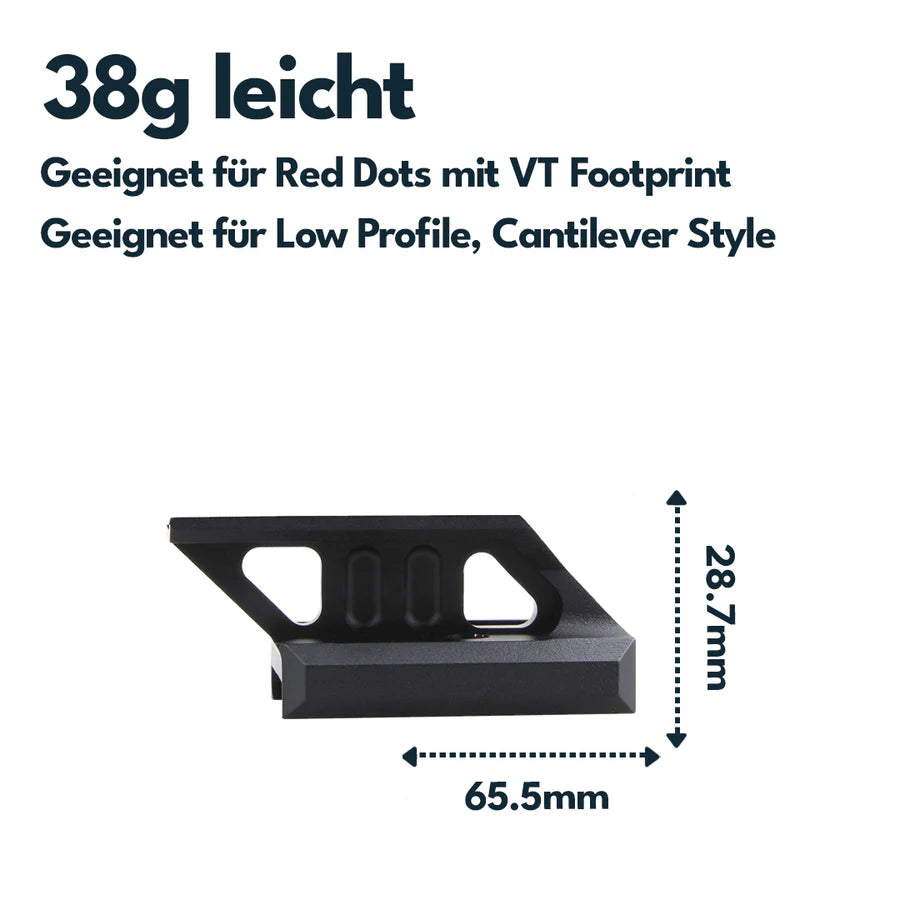 VectorOpticsVector Optics MAV - P08 Montage für Aimpoint Micro Footprint, 21mm Picatinny, h=21mm - Black Raptor