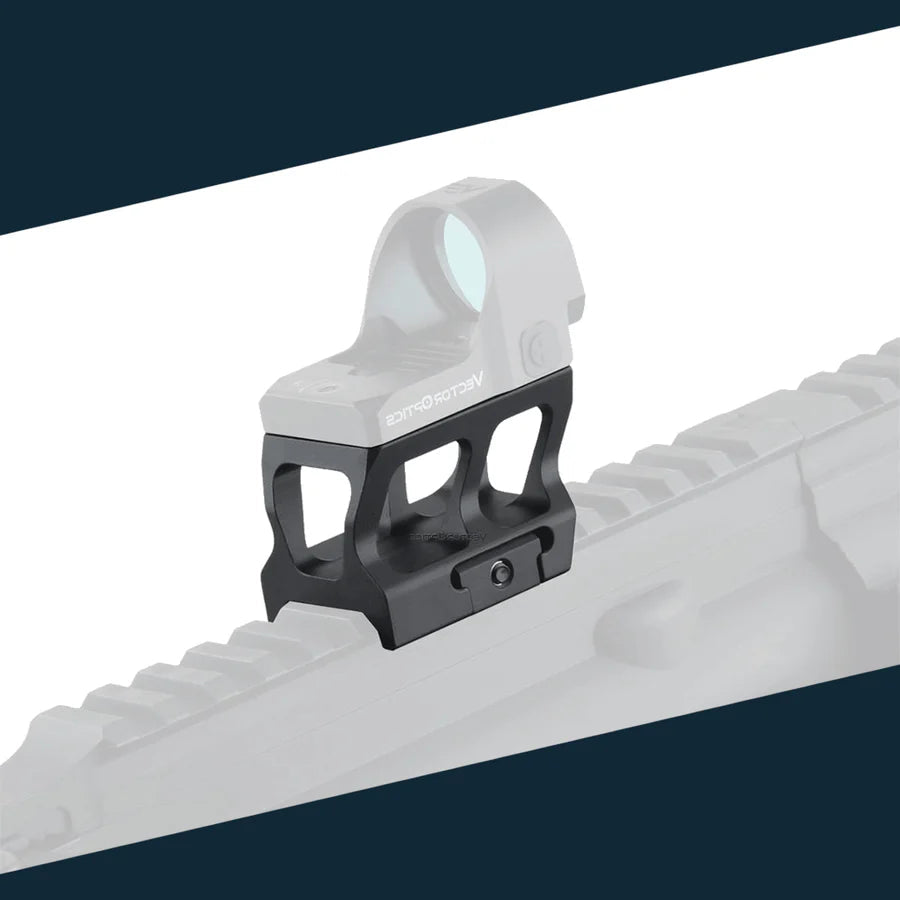 VectorOpticsVector Optics SCRA - 71 Montage mit MOJ (RMR) Footprint, 21mm Picatinny, h=28mm - Black Raptor