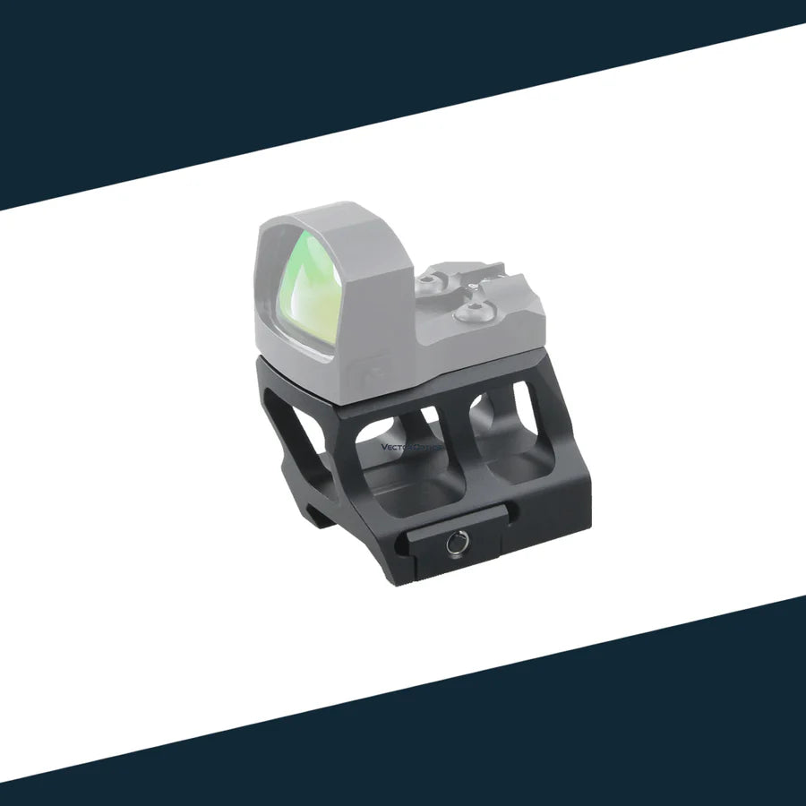 VectorOpticsVector Optics SCRA - 73 Montage mit MGT (SHIELD) Footprint, 21mm Picatinny, h=28mm - Black Raptor