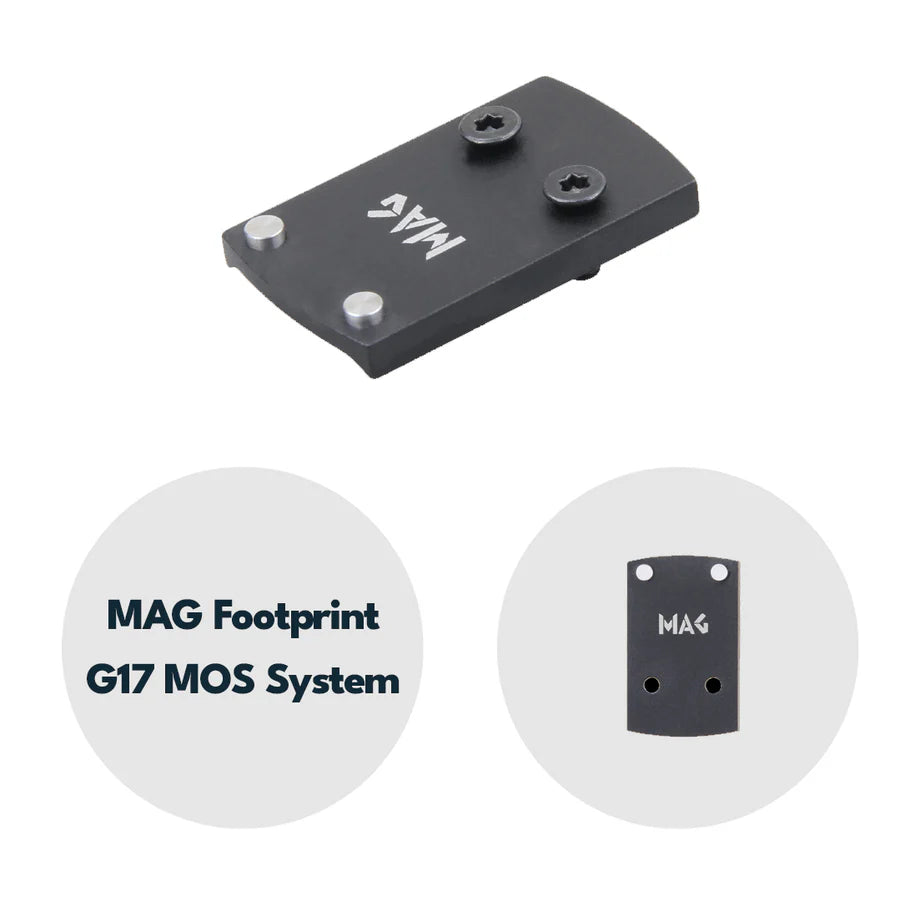 VectorOpticsVector Optics SCRDM - 09 Glock Montage für Reflexvisiere mit MGT (SHIELD) Footprint - Black Raptor