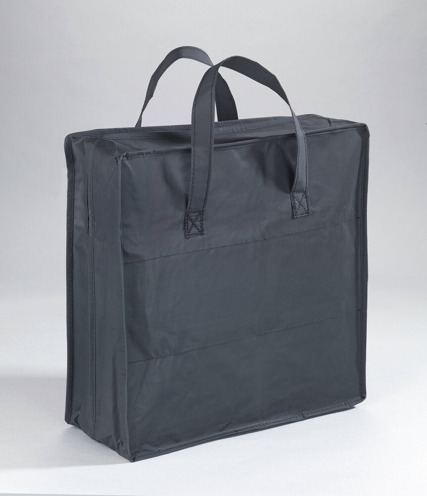 Geschlossene WENKO Schuhtasche Deep Black mit zwei Tragegriffen