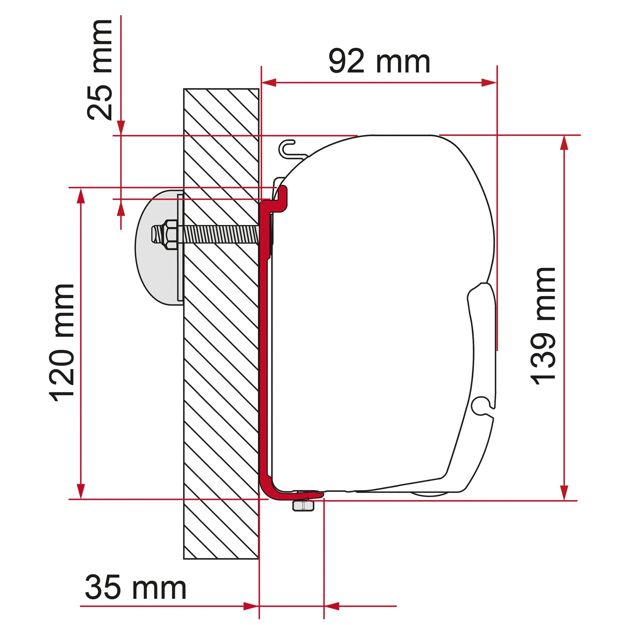 Markisenadapter AS 300