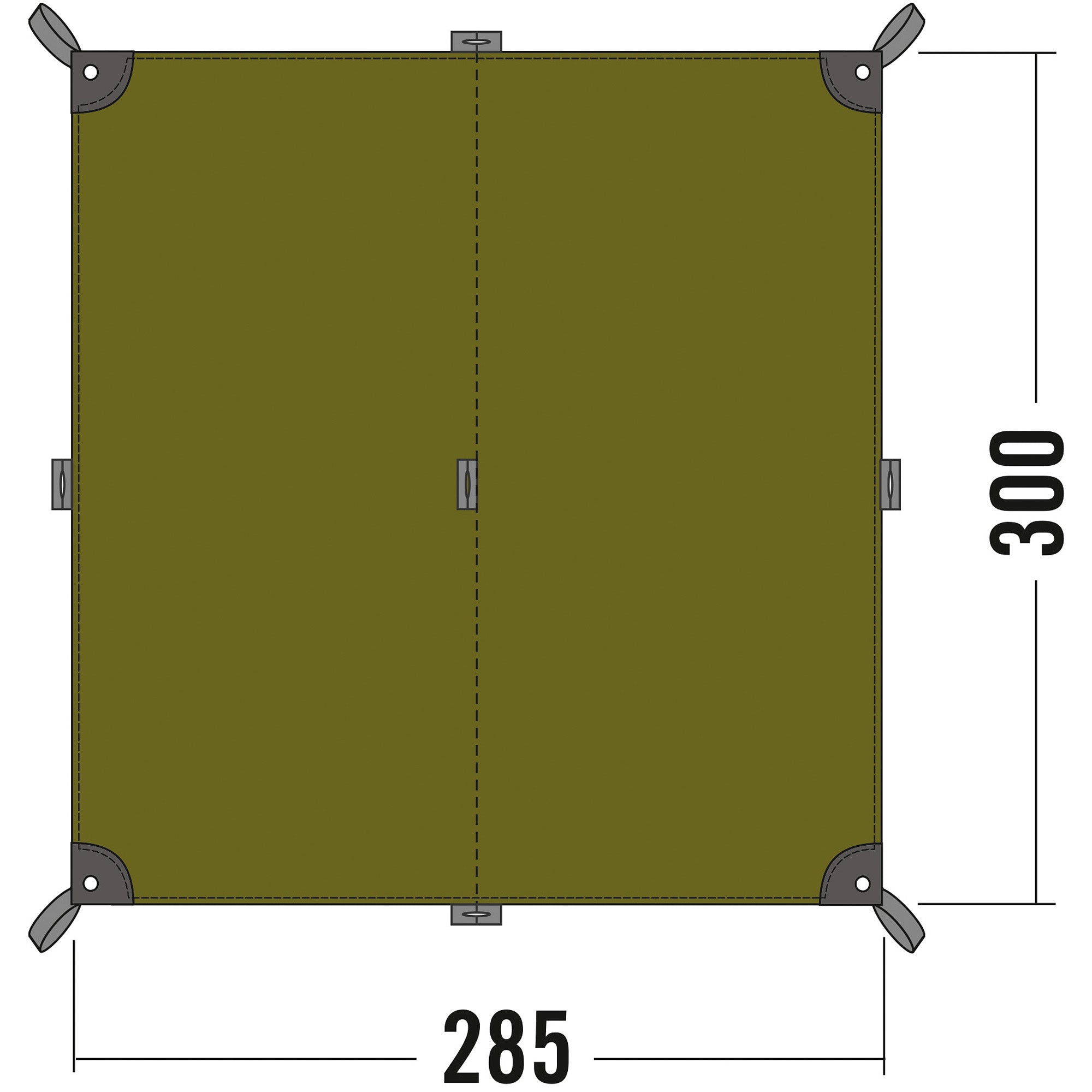 Tatonka Tarp 2 – verpackt im Packsack