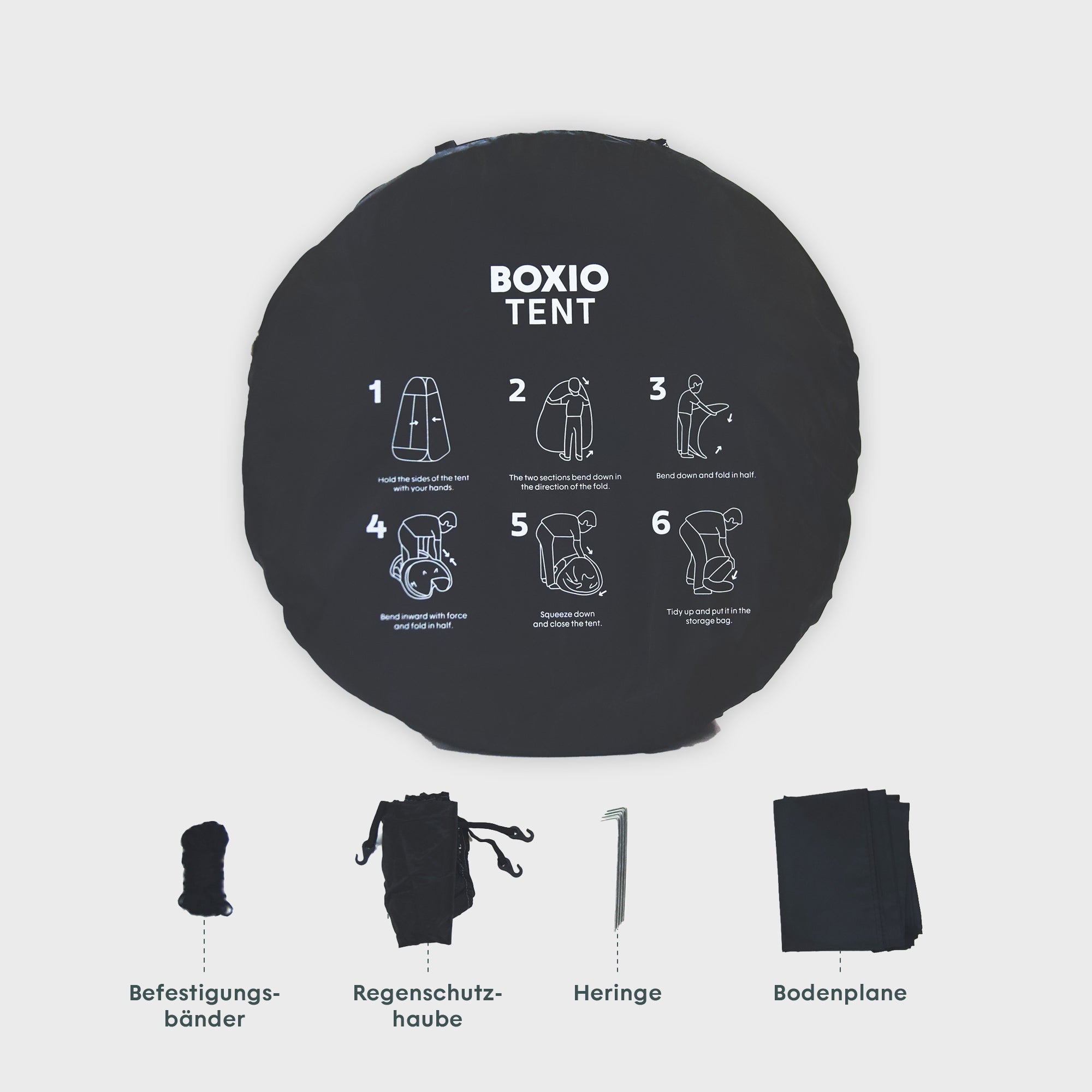 BOXIO TENT | Dusch- oder Toilettenzelt – Produktansicht 8