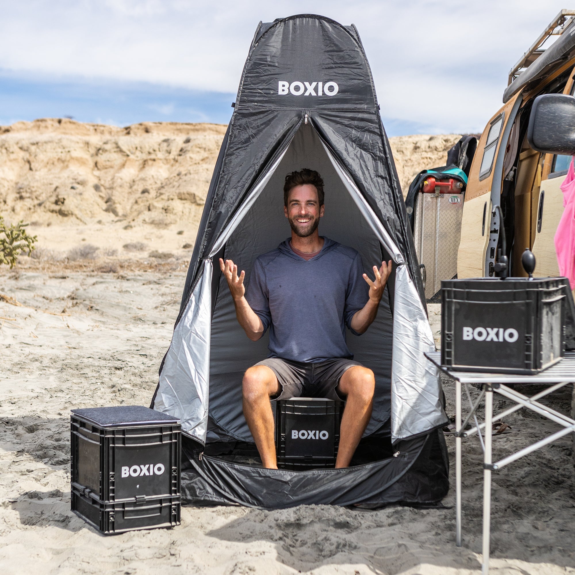 BOXIO TENT | Dusch- oder Toilettenzelt – Produktansicht 4