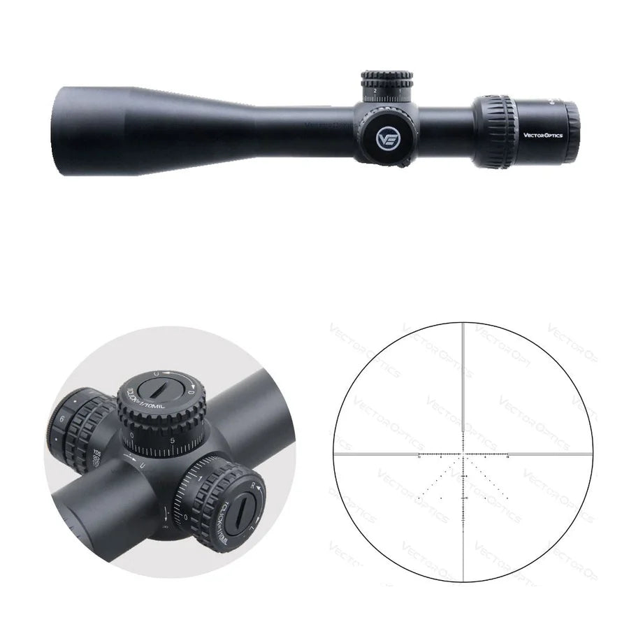 VectorOpticsVector Optics SCFF - 37 - Veyron 6 - 24x44IR FFP MIL - Black Raptor