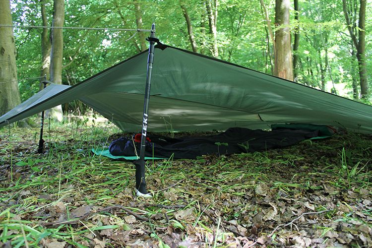 Snugpak All Weather Shelter G2 Tarp – Packmaß und Zubehör