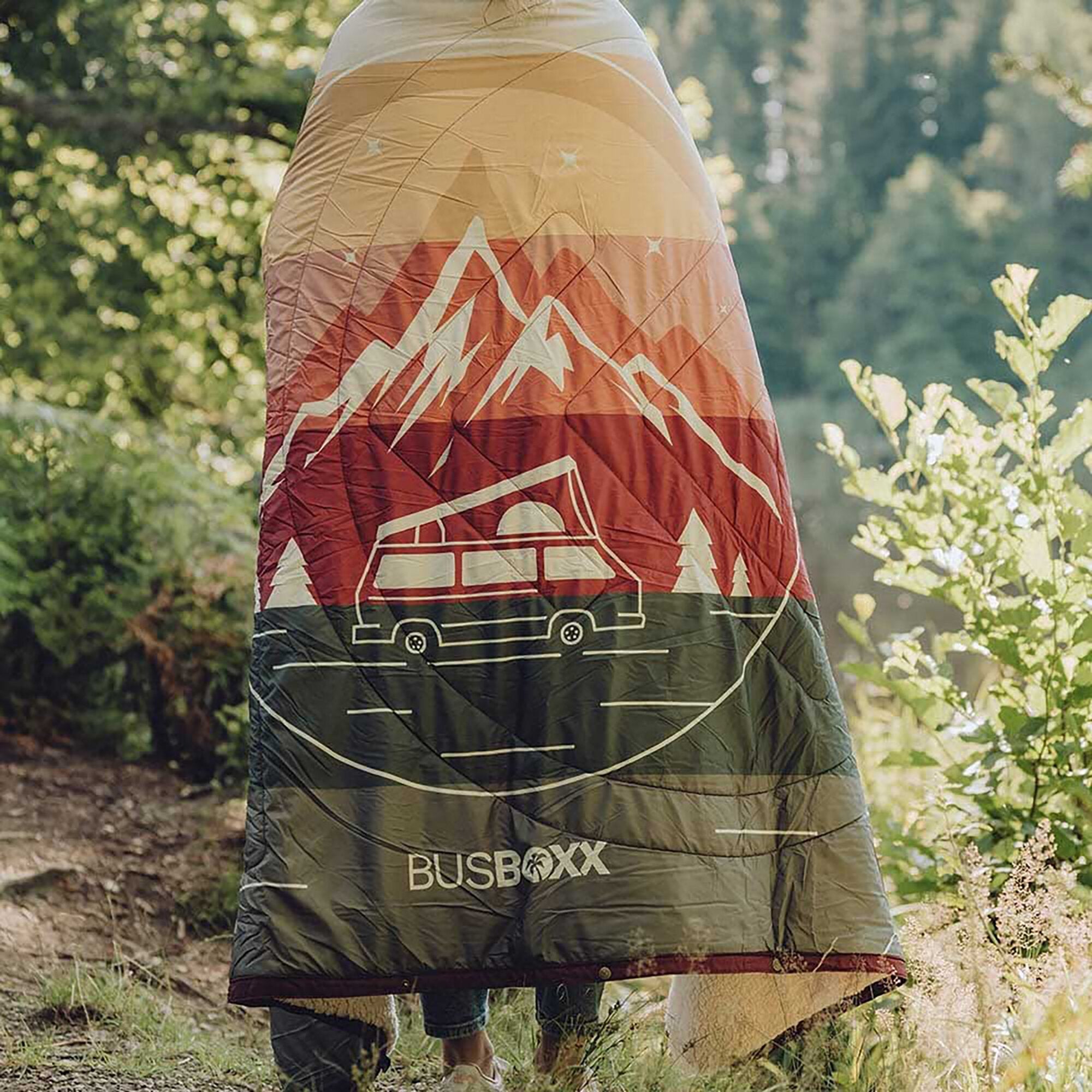 Schlafdecke PillowBlanket™, Red Stripe