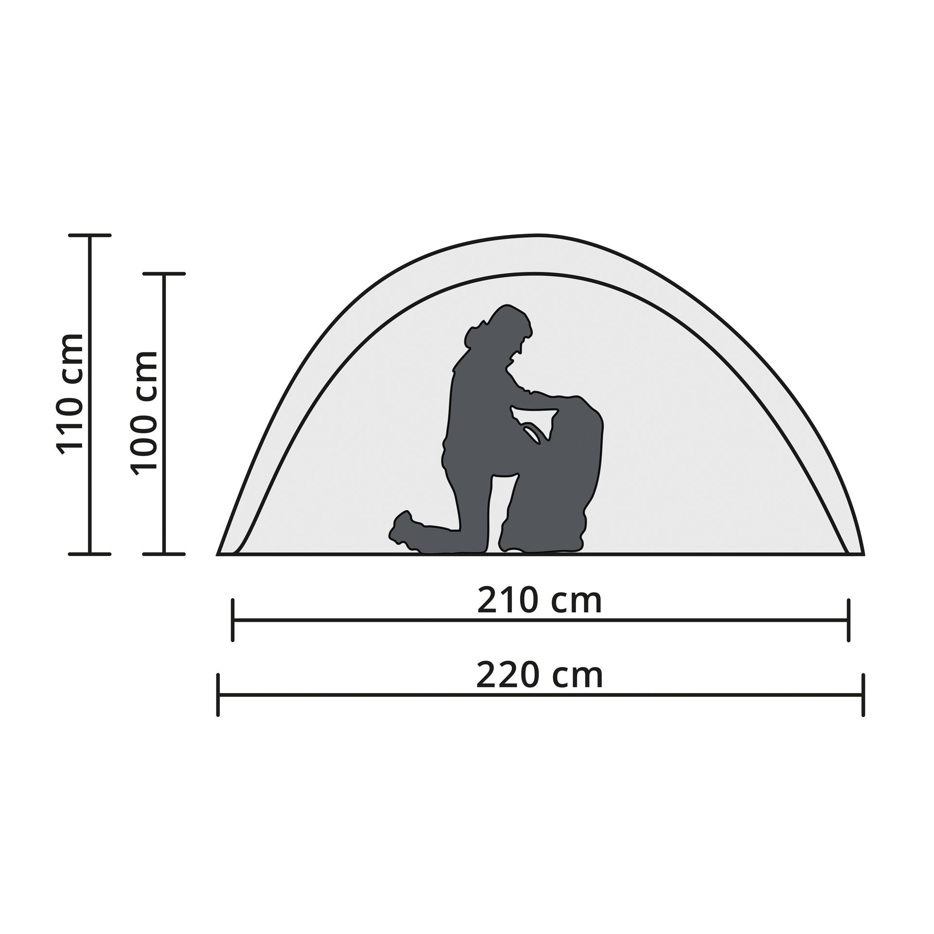 Origin Outdoors Nomad-Lite – Trekkingzelt für 1 Person