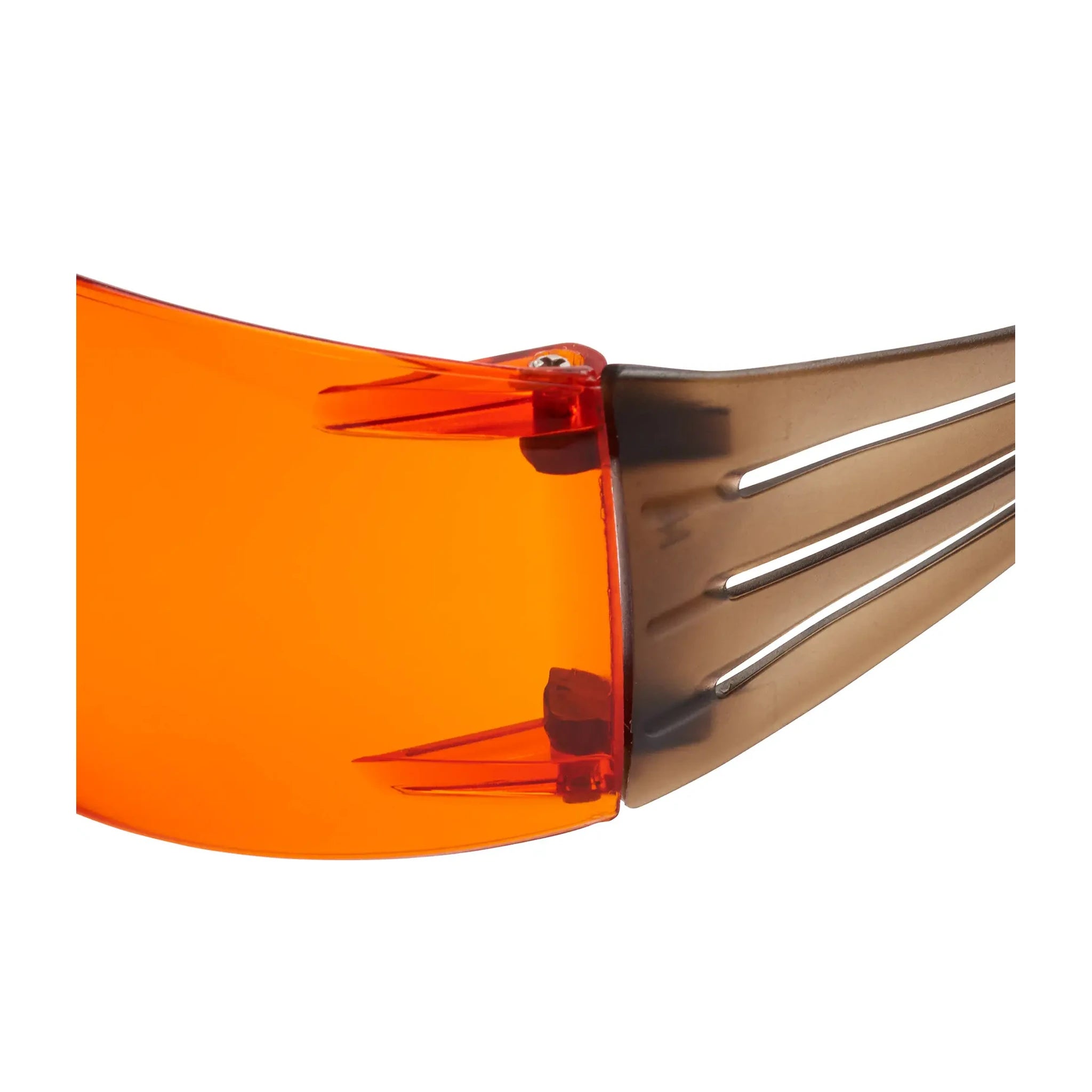 3M SecureFit 400 Schutzbrille Orange – Seitenansicht