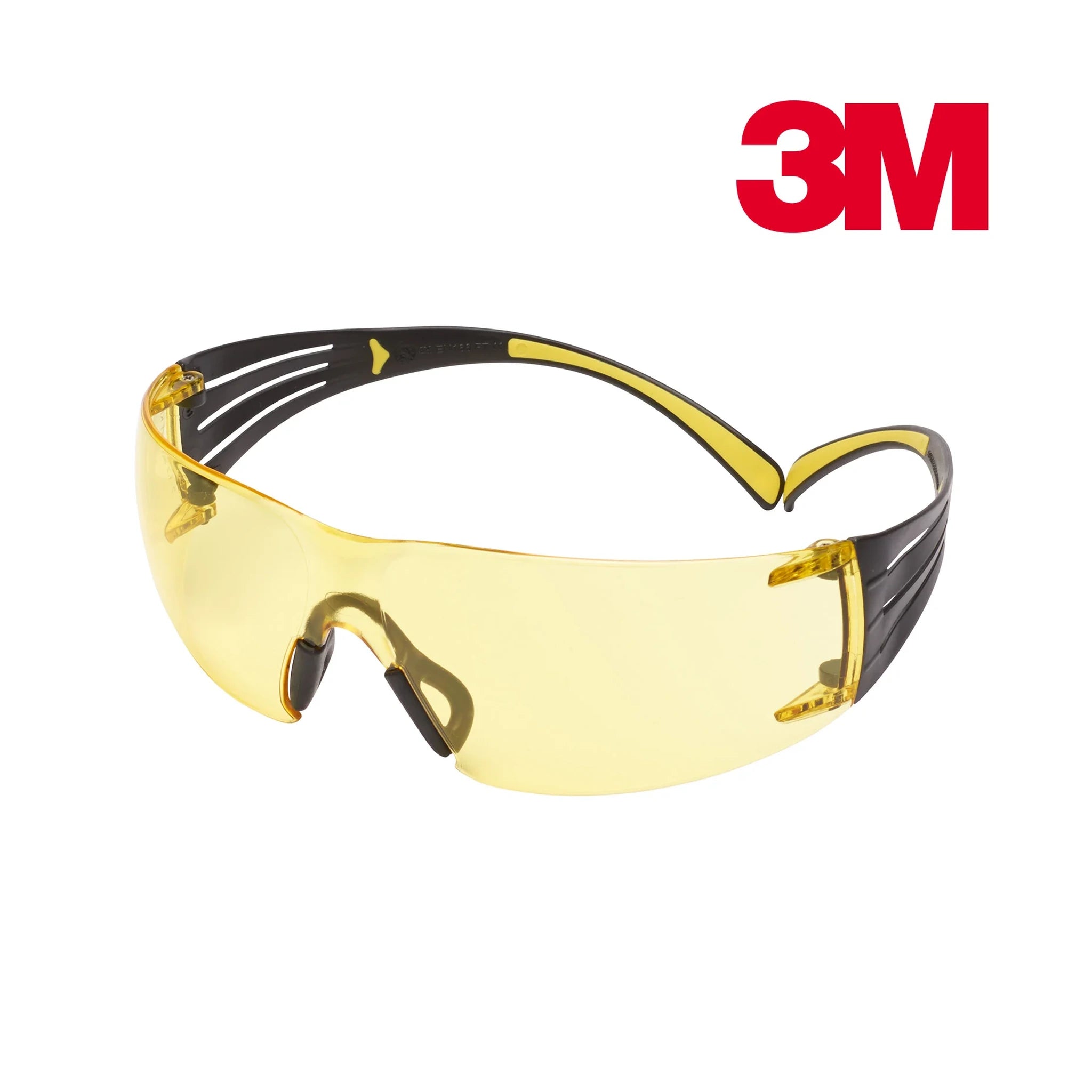 3M SecureFit 400 Schutzbrille Gelb – Frontansicht
