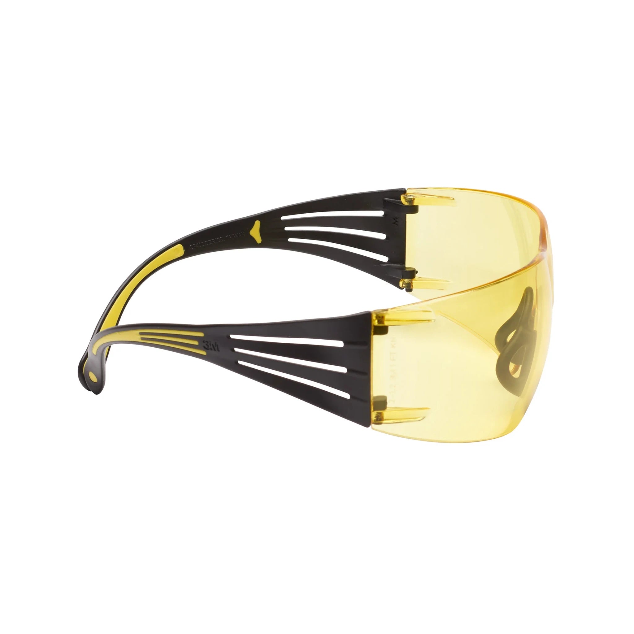 3M SecureFit 400 Schutzbrille Gelb – Bügel und Nasensteg