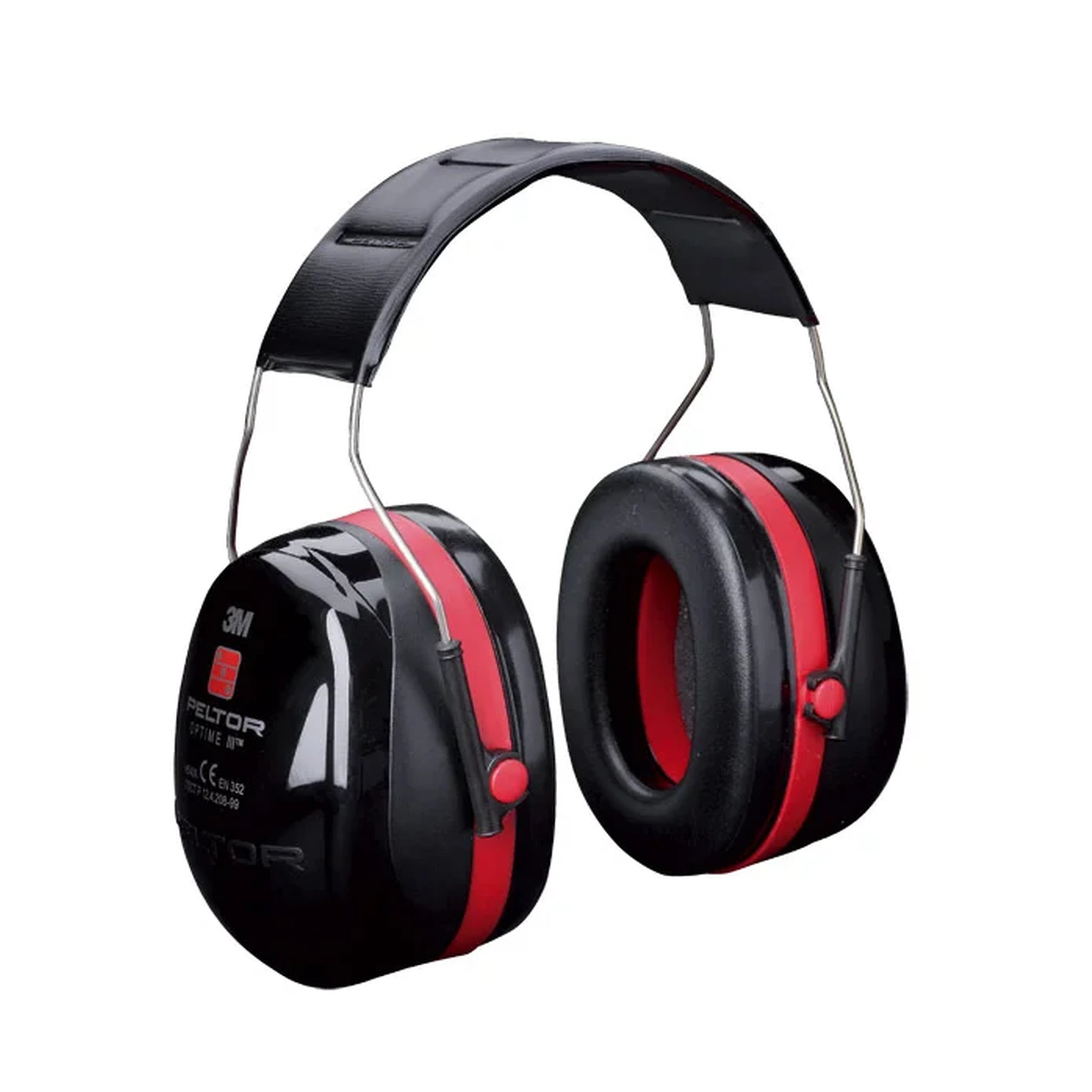 3M Peltor Optime III Kapselgehörschützer schwarz/rot – Produktansicht 1
