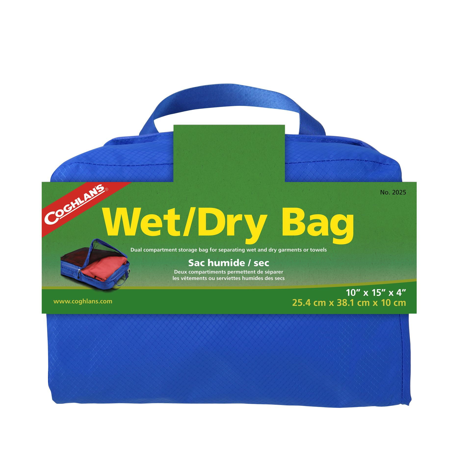 Coghlans Packtasche Wet/Dry – Fächer und Reißverschlüsse