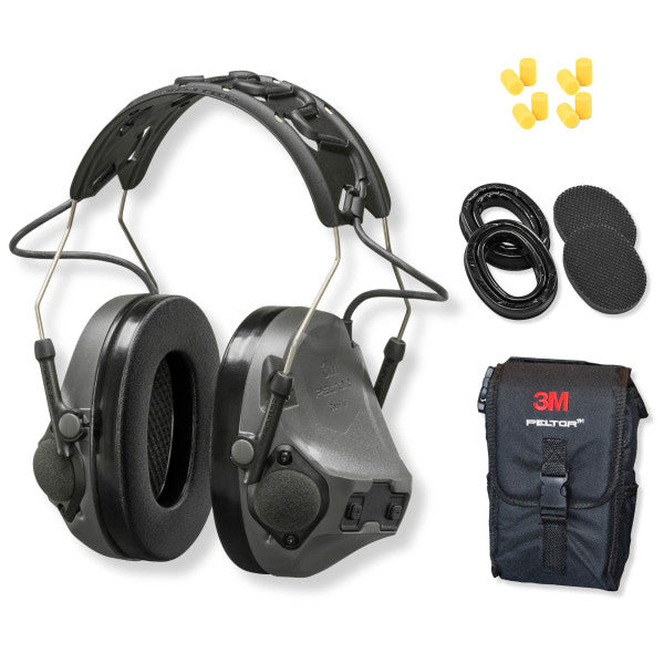 3M Peltor ComTac VIII MT14H418A-02 GE Comfort Pack in Charcoal Grey
