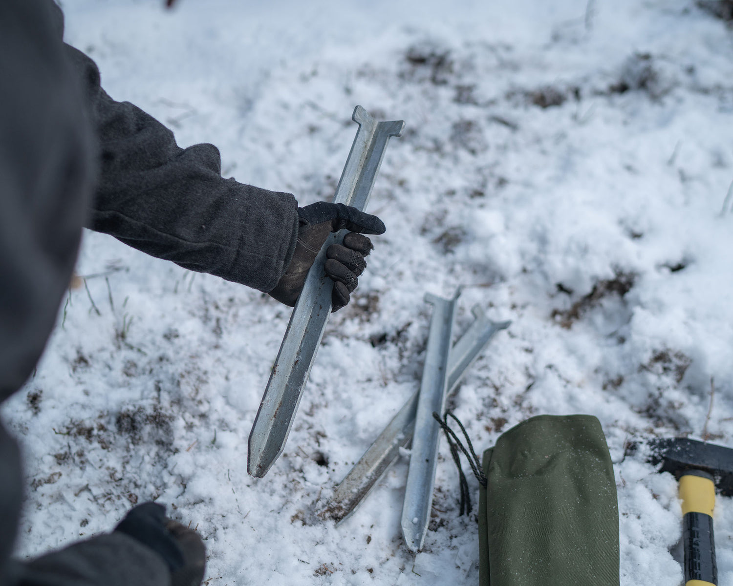Savotta GS40 Stahlhering im Wintereinsatz