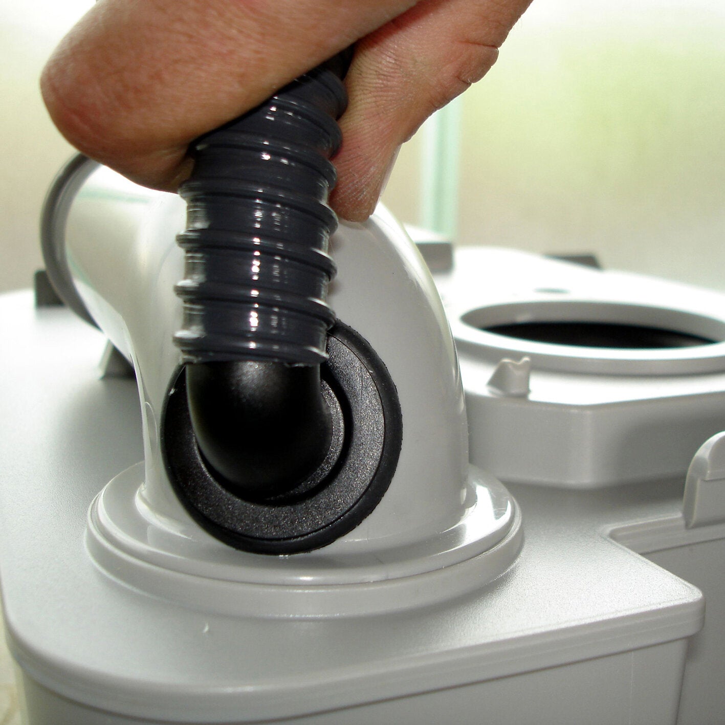 Elektrische WC-Entlüftung für Porta Potti, Türvariante