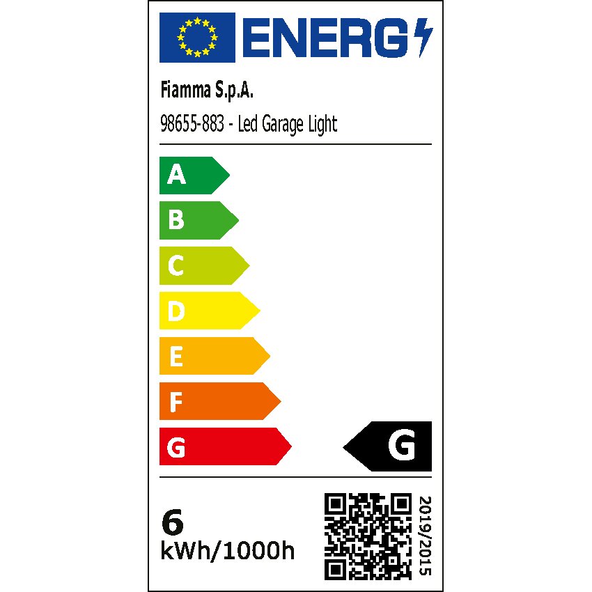 Garagenleuchte mit Schalter, 12 Volt