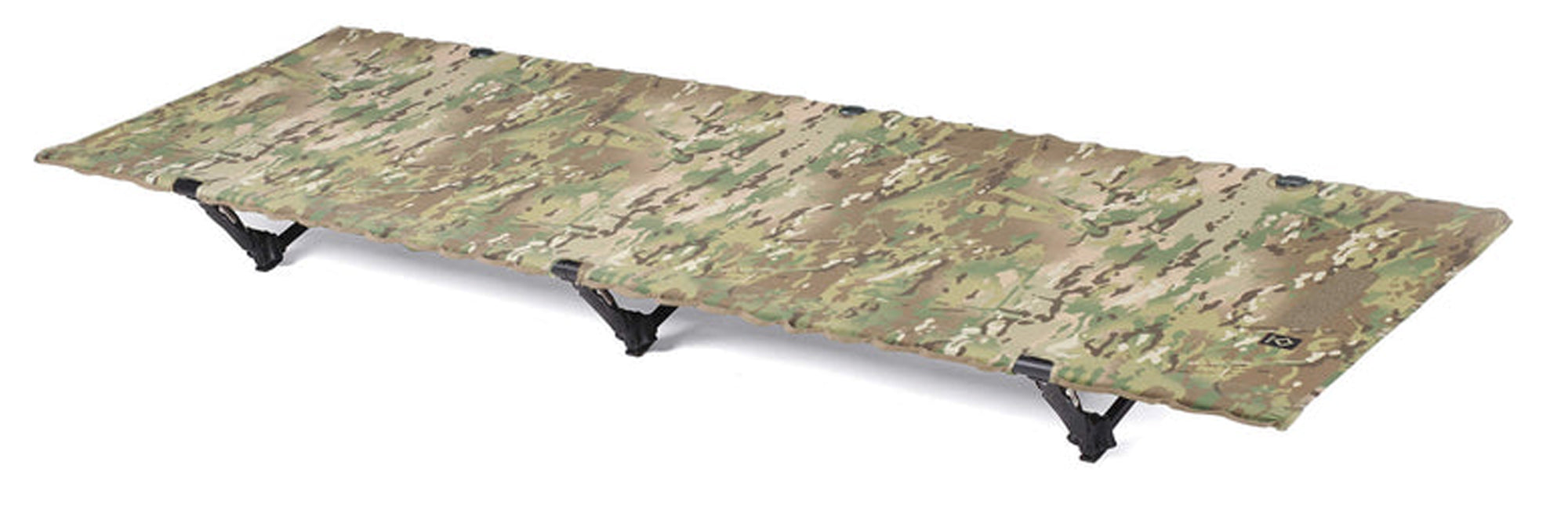 Helinox Tactical Cot Convertible Multicam – robustes Feldbett – Produktansicht 1