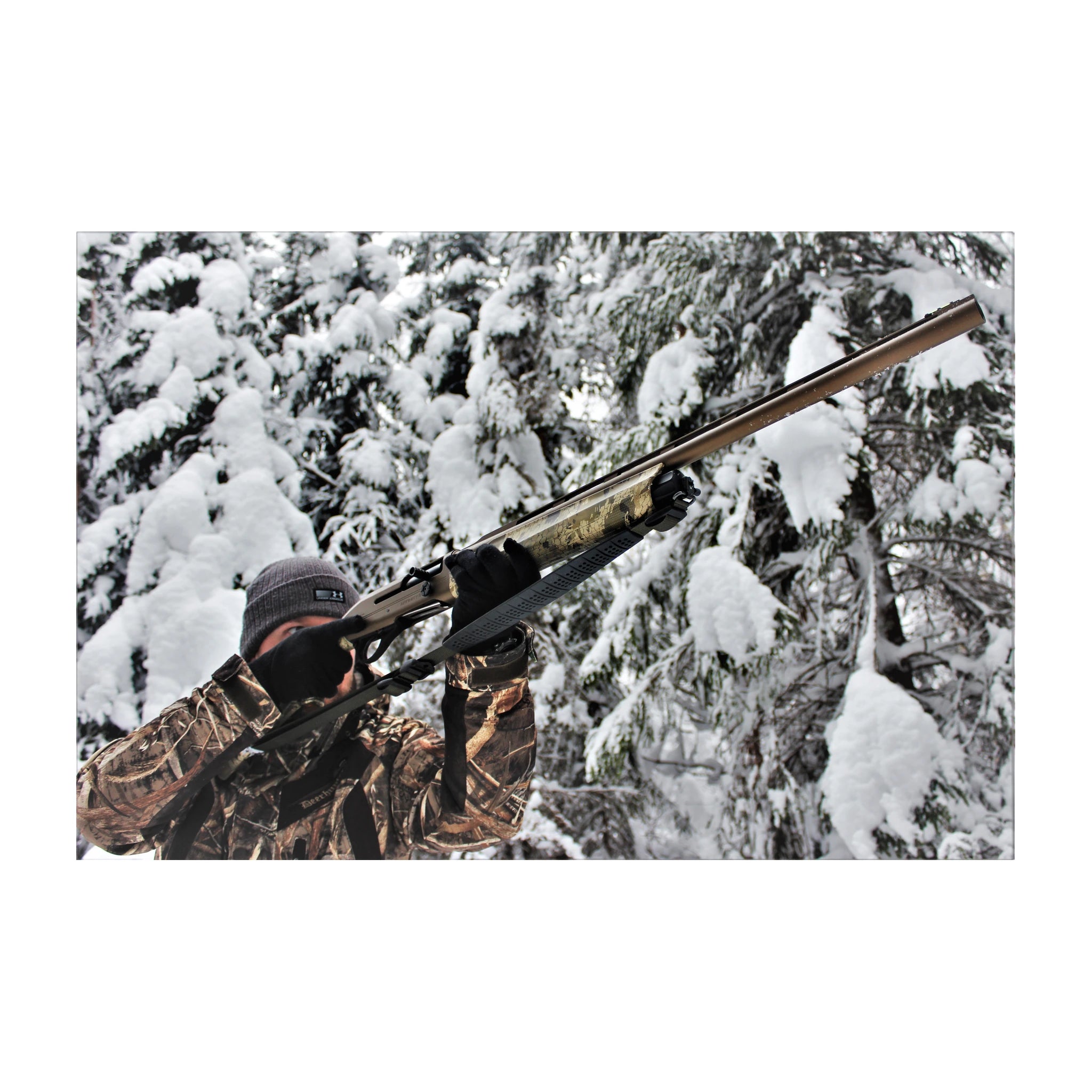 3HGR Shotgunner mit dicht am Schaft geführtem Riemen