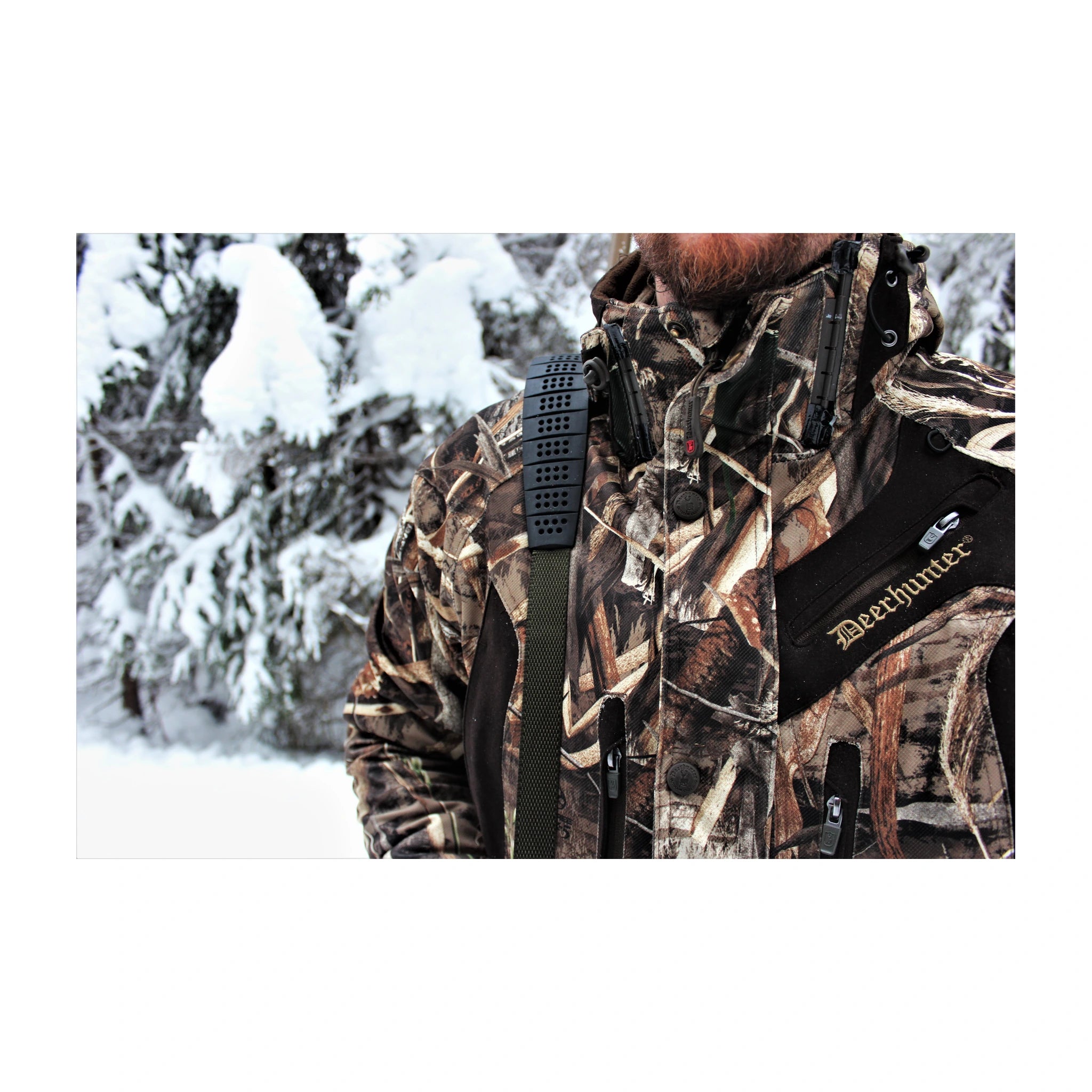 3HGR Shotgunner Schulterpolster beim Tragen
