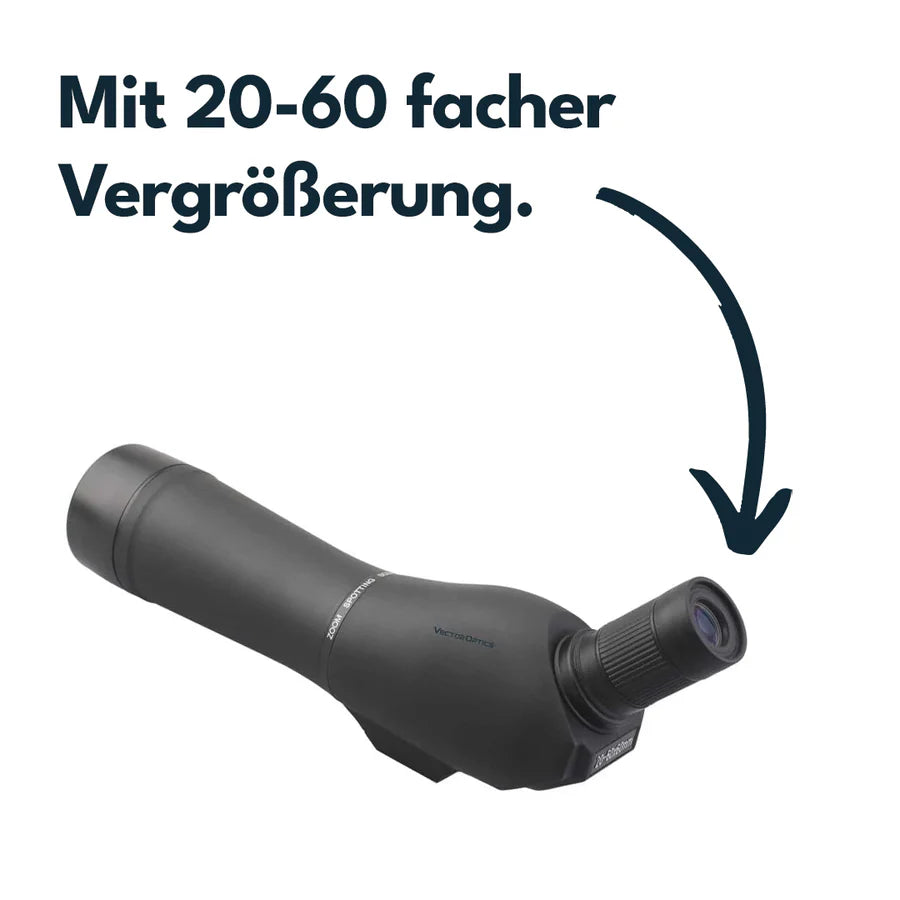 VectorOpticsVector Optics SCSS - 01 Forester Liberty 20 - 60x60 Spektiv - Black Raptor