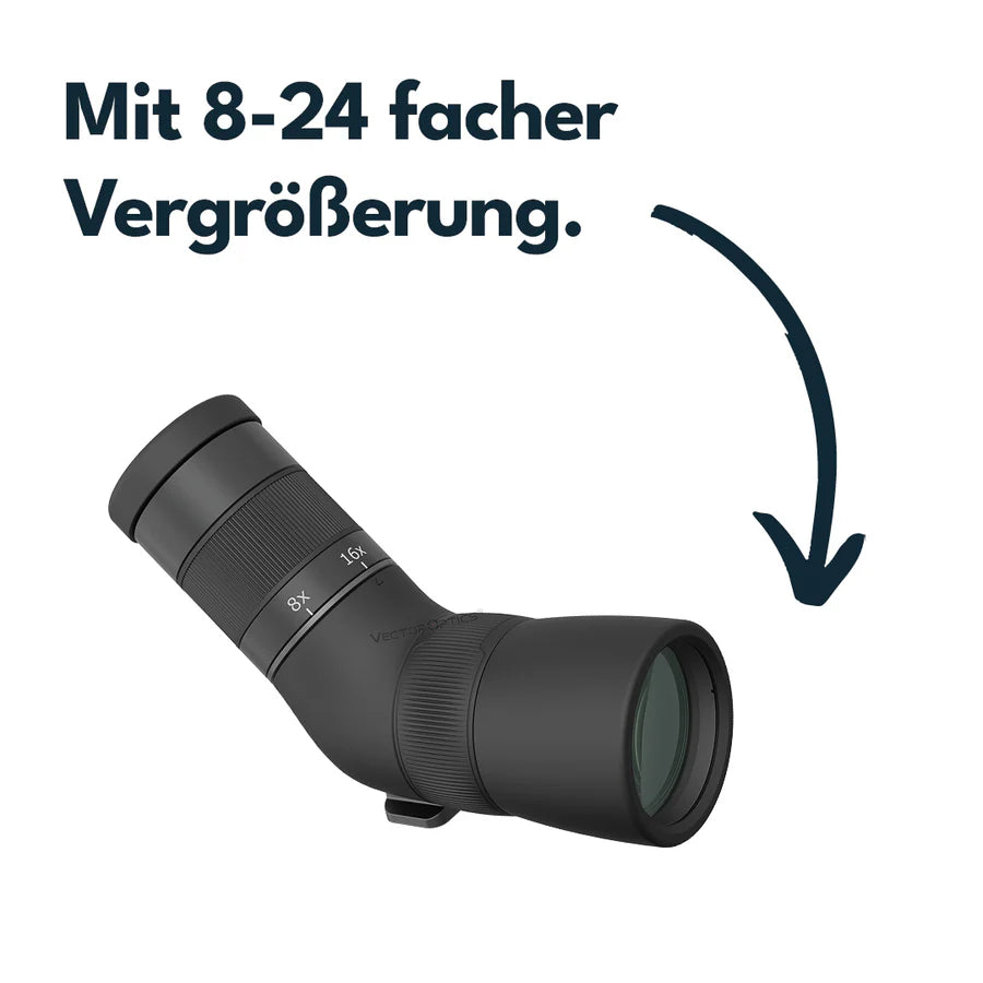VectorOpticsVector Optics SCSS - 10 Paragon 8 - 24x50ED Ultra Short - Black Raptor