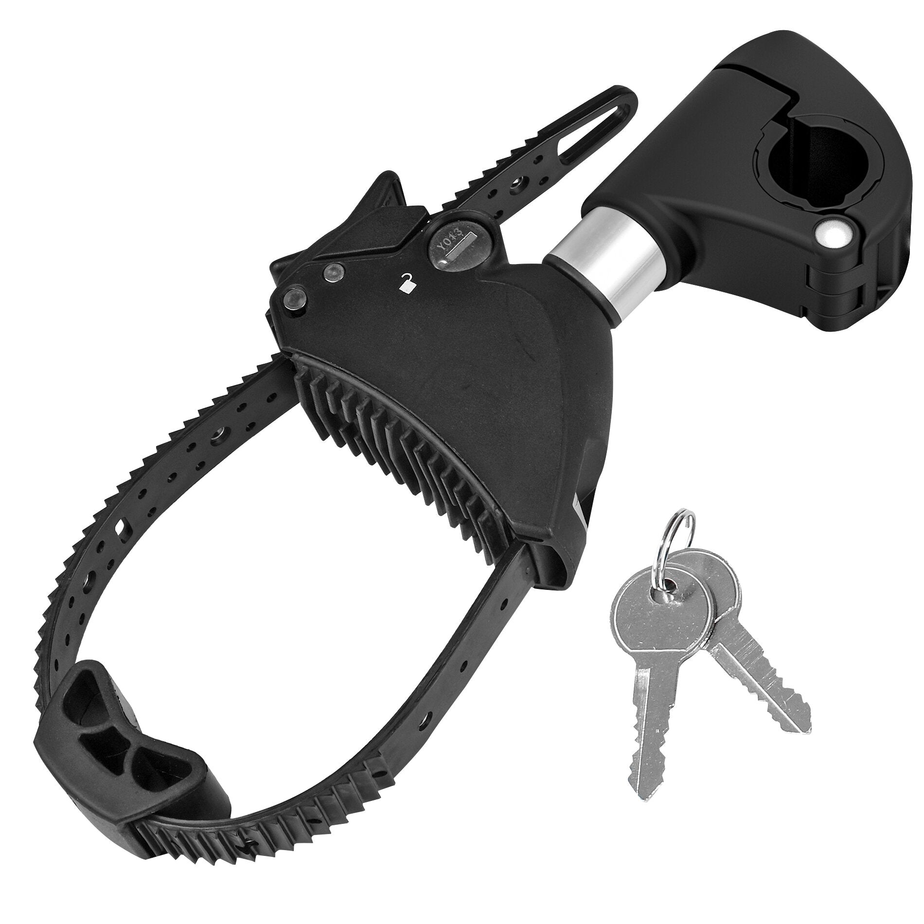 Strap-Rahmenhalter, kurz, abnehmbar, schwarz