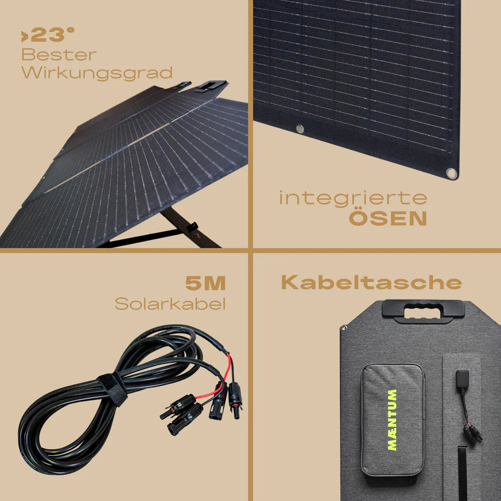 Maentum SolarPanel 2.0 faltbares Solarpanel