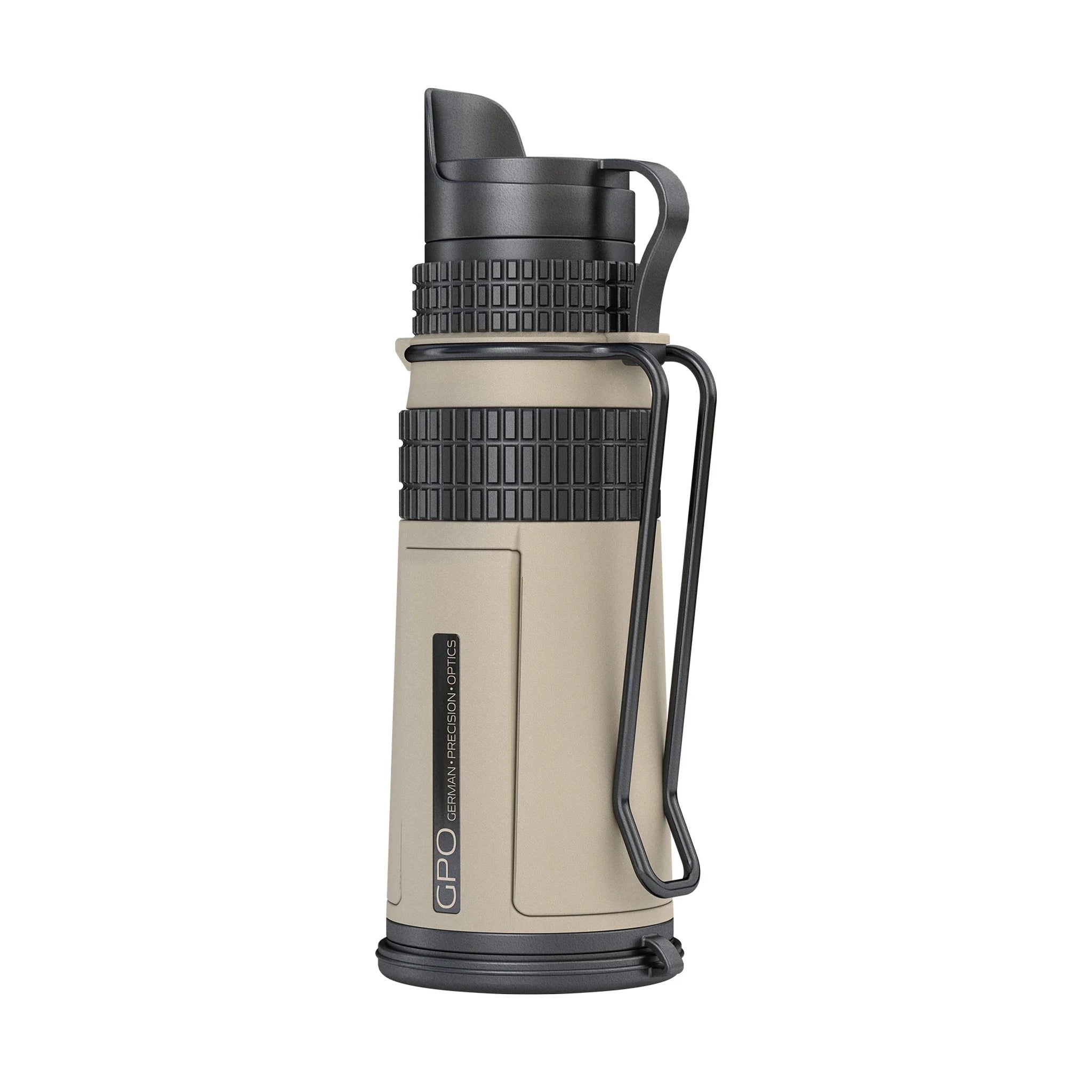 GPO TAC MONO 10×42 HD Monokular mit angebautem Gürtelclip
