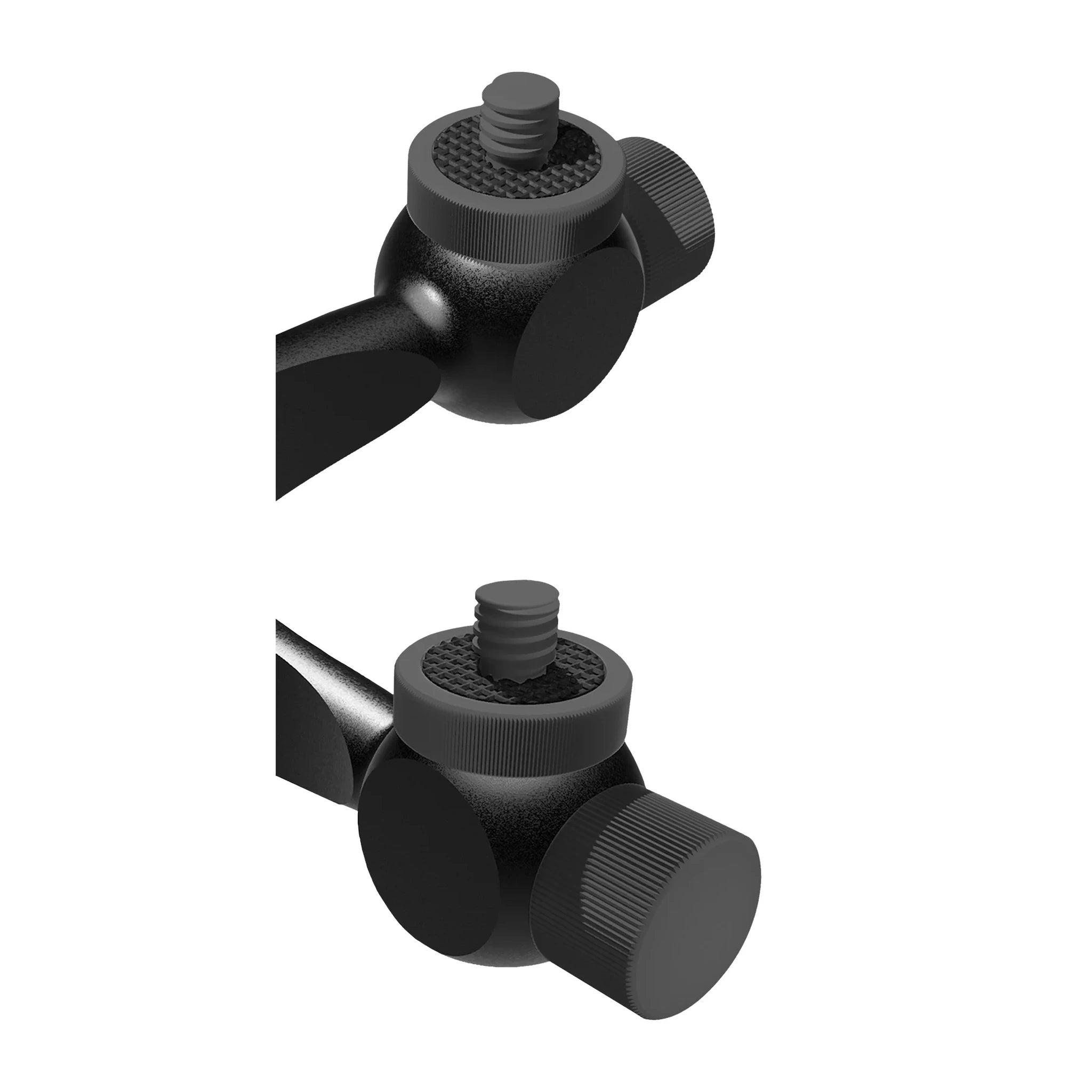 GPO Stativadapter in Seitenansicht mit 1/4-Zoll-Schnittstelle