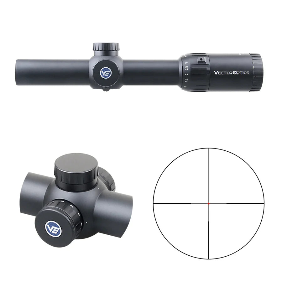 VectorOpticsVector Optics SCOC - 35 Constantine 1 - 10x24 Fiber - Black Raptor