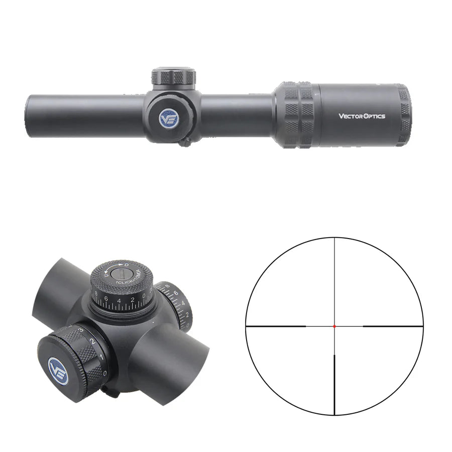 VectorOpticsVector Optics SCOC - 41 Grizzly 1 - 4x24 - Black Raptor
