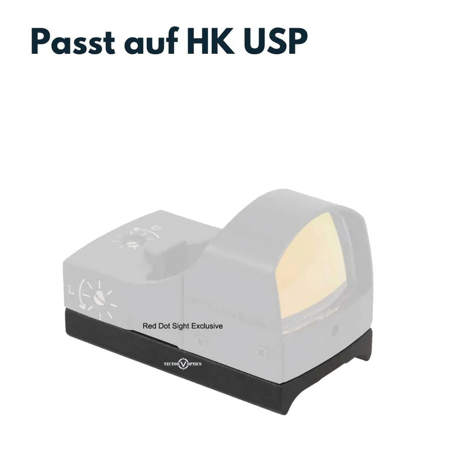 VectorOpticsVector Optics SCRDM - 07 HK USP Montage für Reflexvisiere mit TEK (Docter Sight) Footprint - Black Raptor
