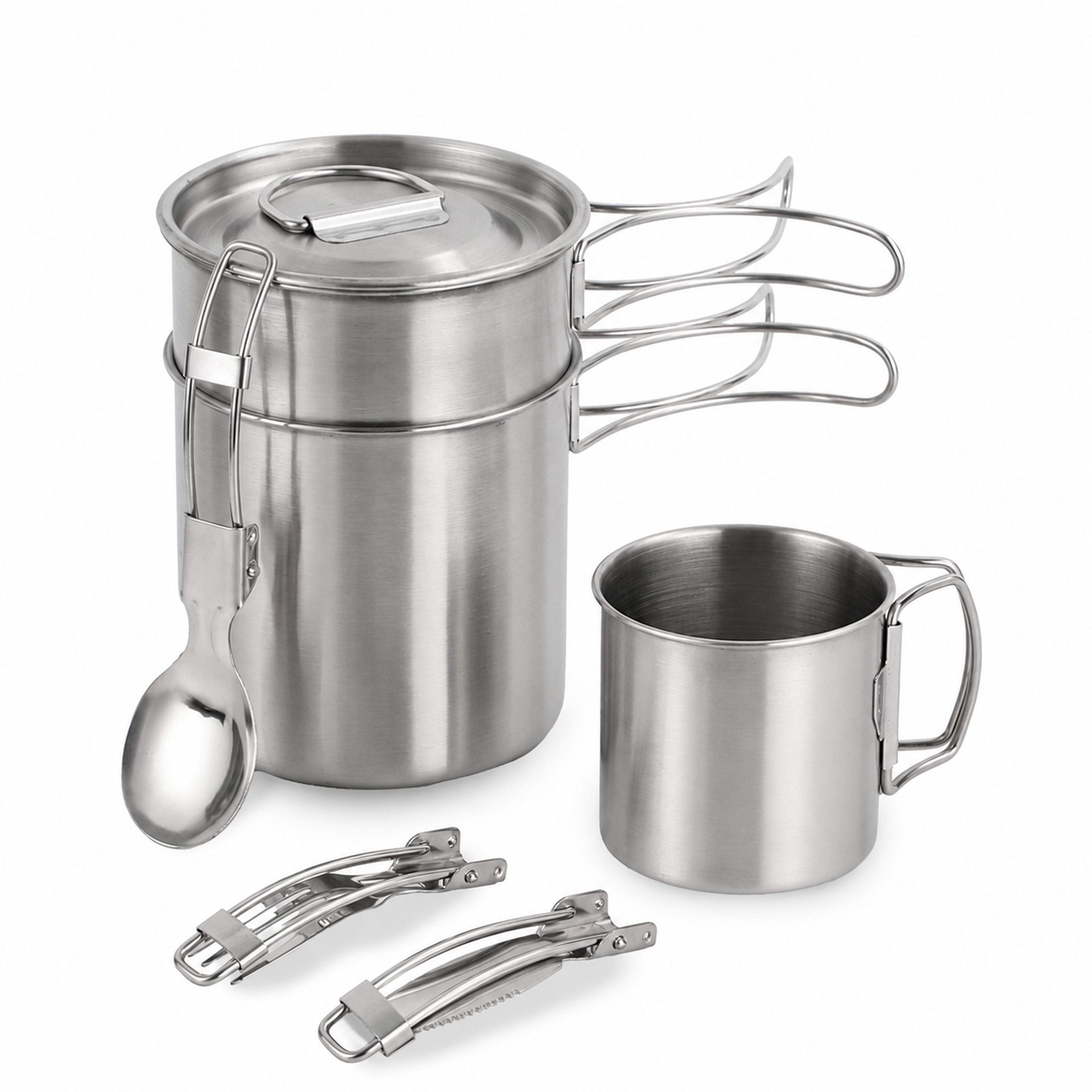 Origin Outdoors Edelstahlkochset Personally – Produktansicht