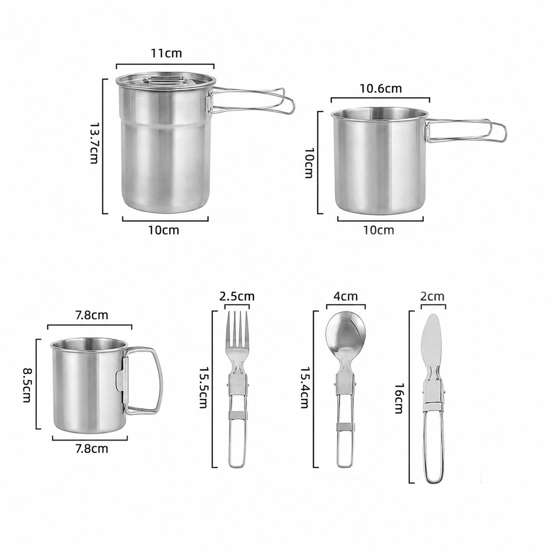 Origin Outdoors Edelstahlkochset Personally – Detailansicht