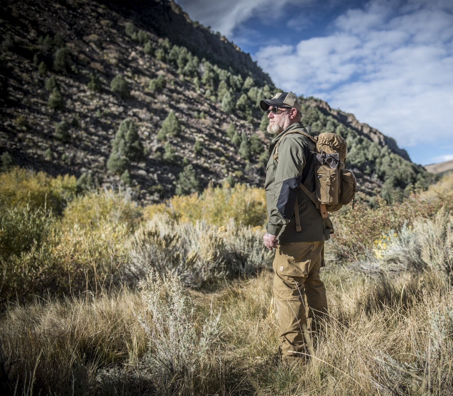 Helikon Bergen Backpack Tarnmuster (Bushcraft Rucksack) – Produktansicht 7