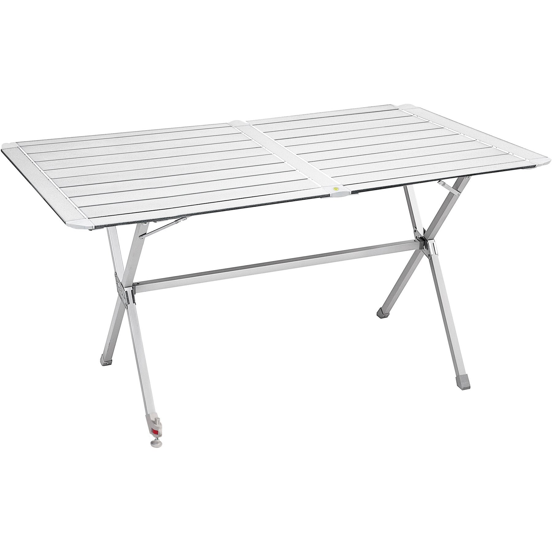 Brunner Silver Gapless Level Campingtisch – 110 oder 140 cm von Brunner – Artikel FRA601240