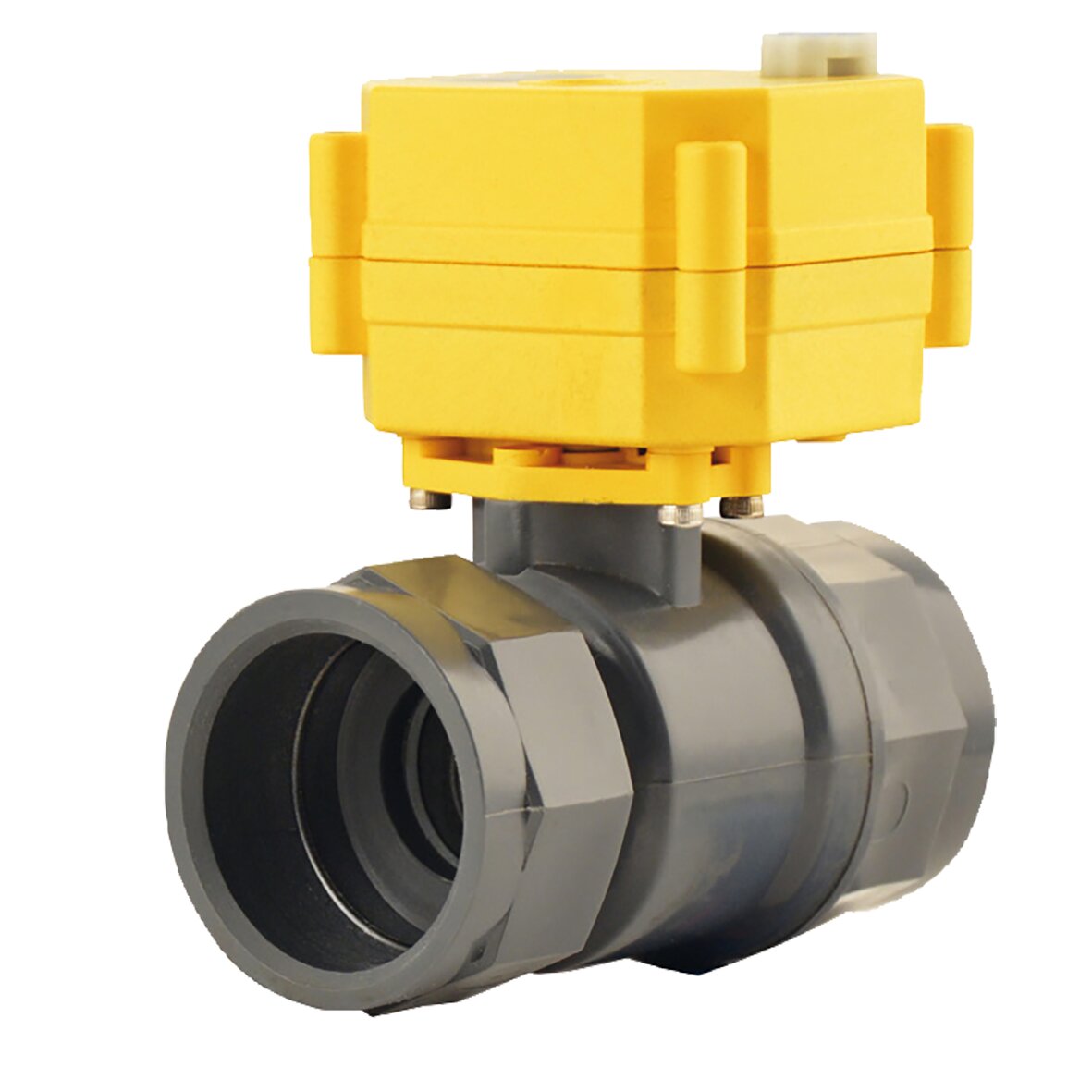 Kugelhahnventil – elektrisch – fernsteuerbar, ø 40 mm | Durchfluss: 530 mm²