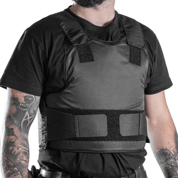 SHIELDSHIELD Germany Unterziehweste – diskrete Schutzweste bis SK1 (VPAM BSW3) - Black Raptor