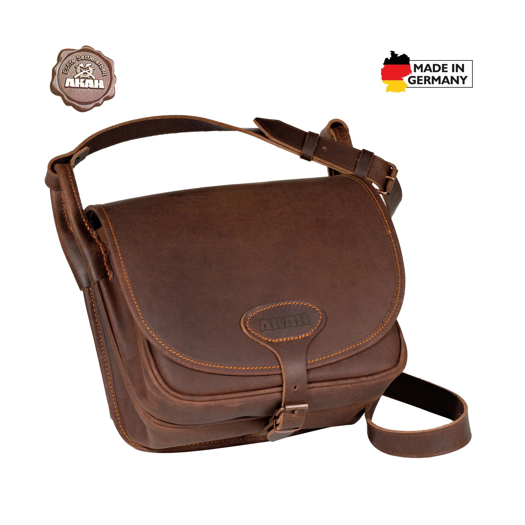 AKAH Förstertasche aus Pull-up-Büffelleder – Produktansicht 2