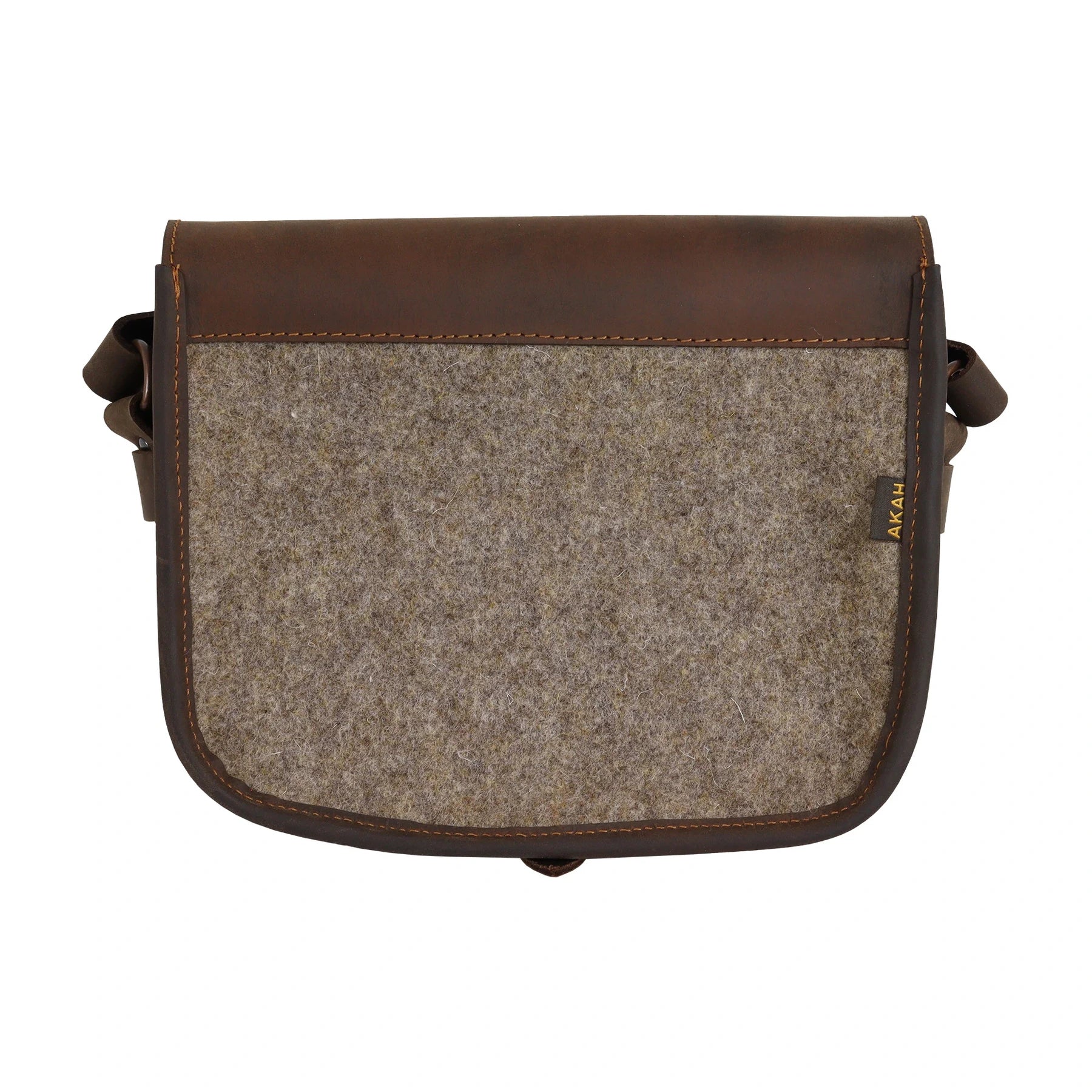 AKAH klassische Jagdtasche aus Wollfilz und Rangerleder – Produktansicht 3