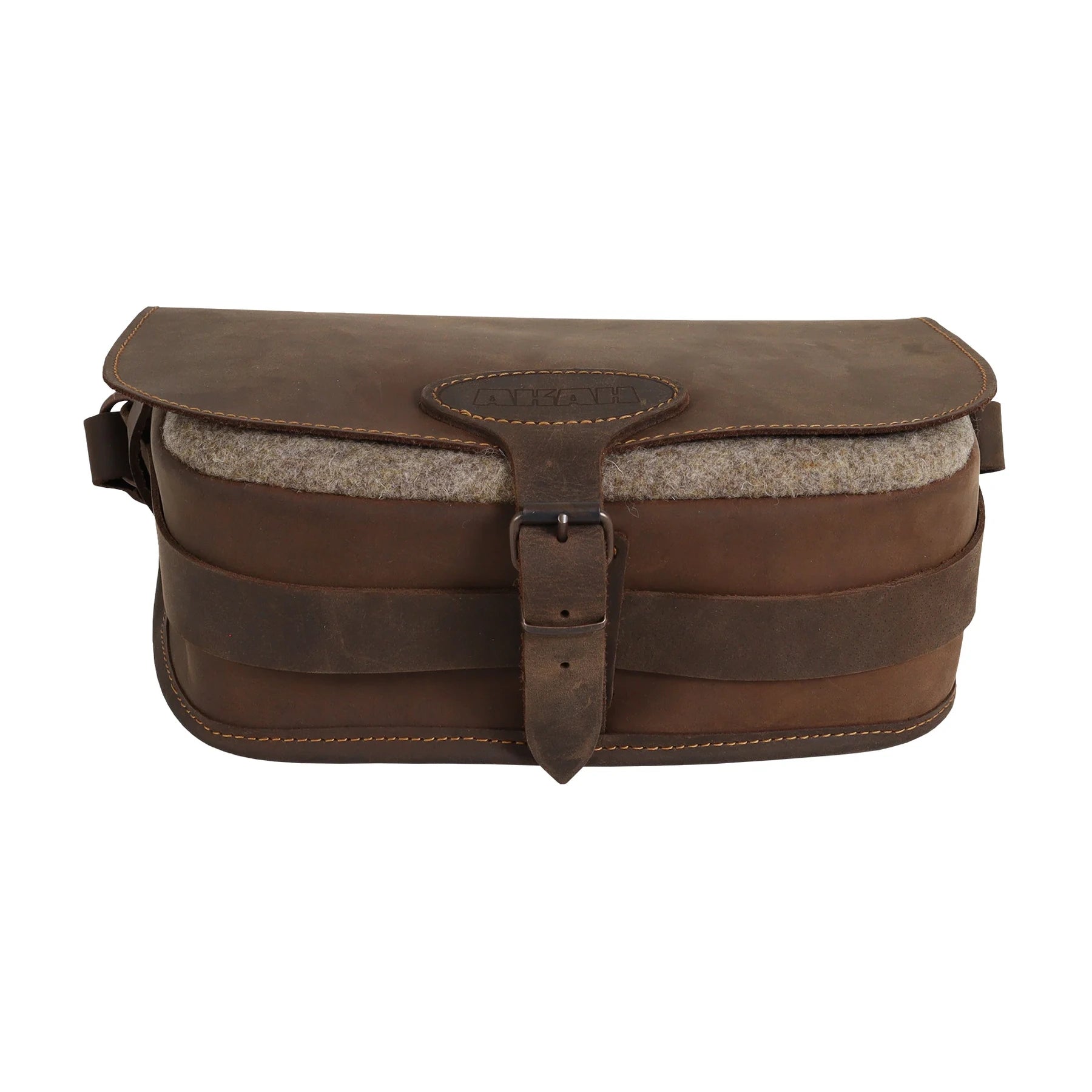 AKAH klassische Jagdtasche aus Wollfilz und Rangerleder – Produktansicht 4