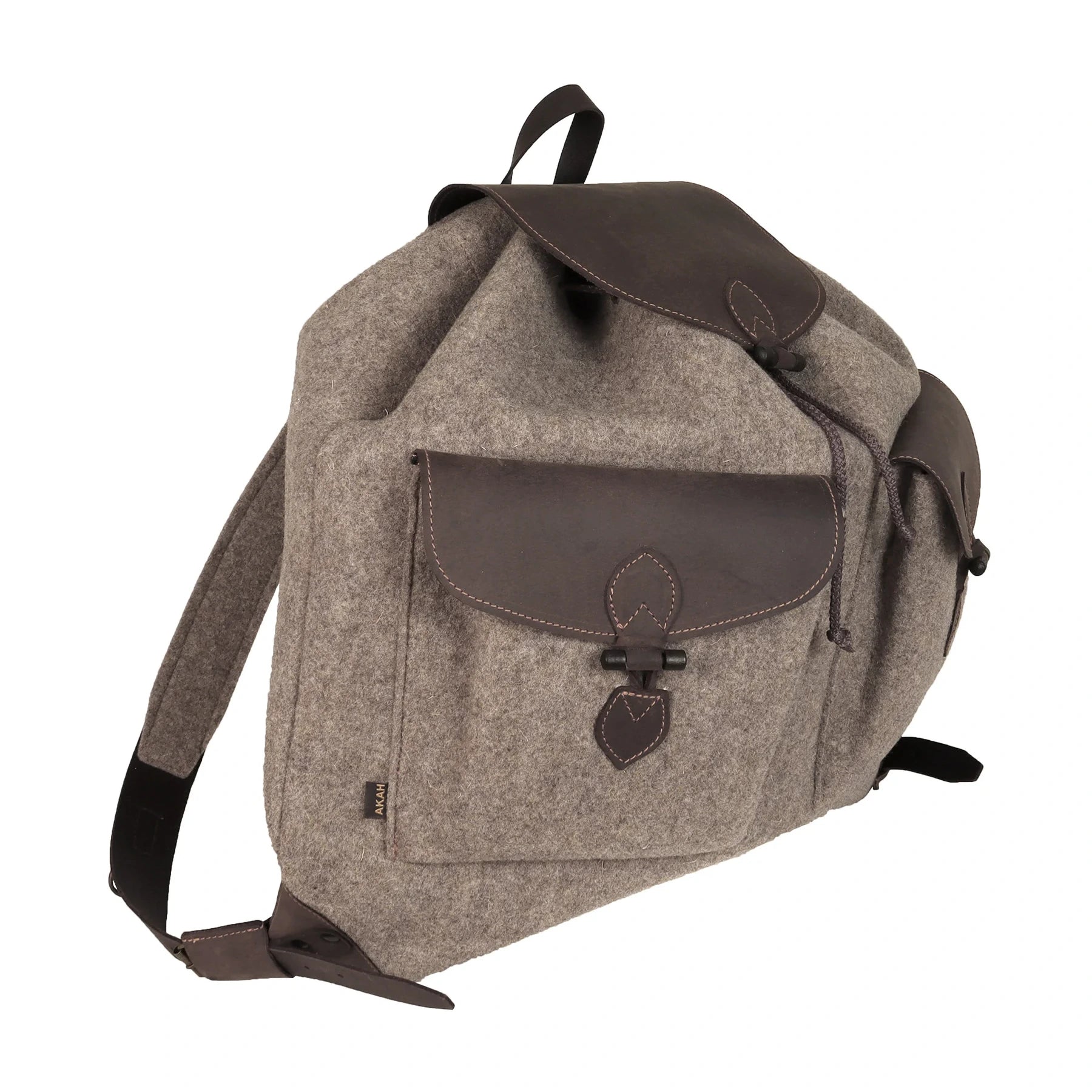 AKAH Wollfilz-Rucksack lautlos – Produktansicht 3