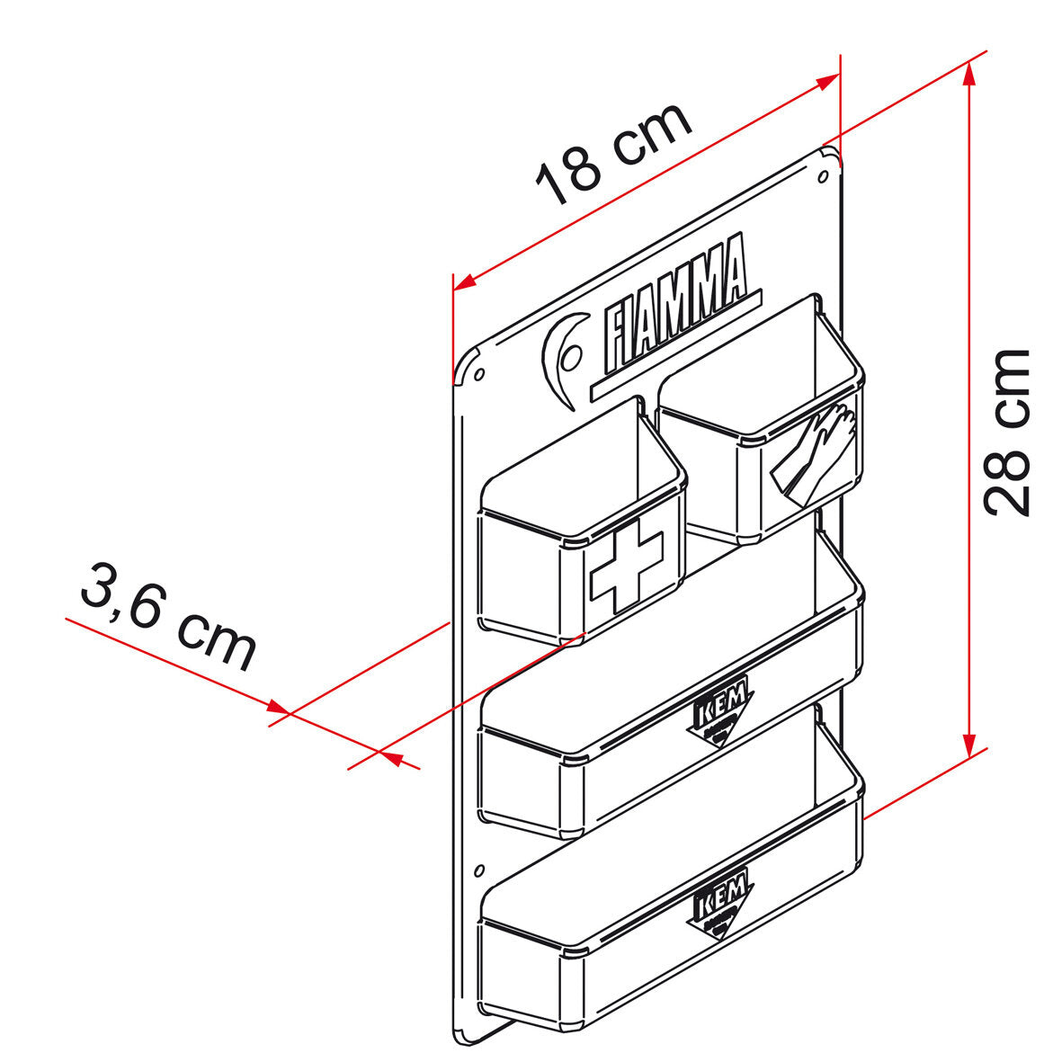 Stauklappen Ordnungssystem