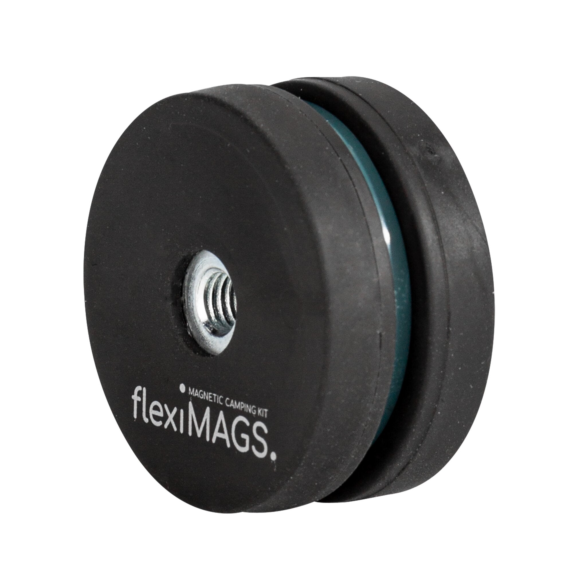 Magnet rund flexiMAGS, schwarz, 66 mm
